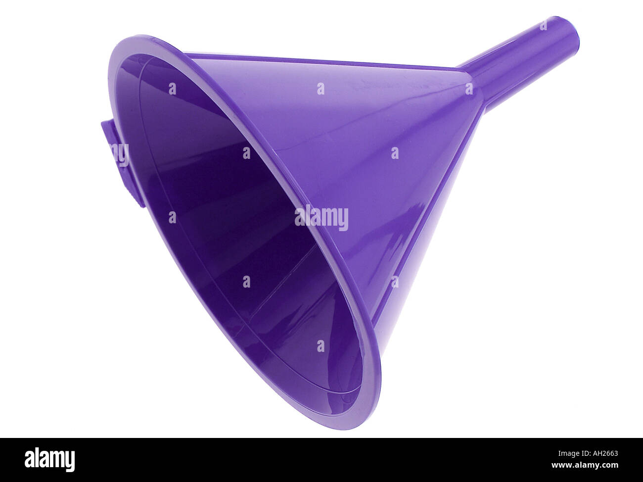 Embudo de color púrpura Foto de stock