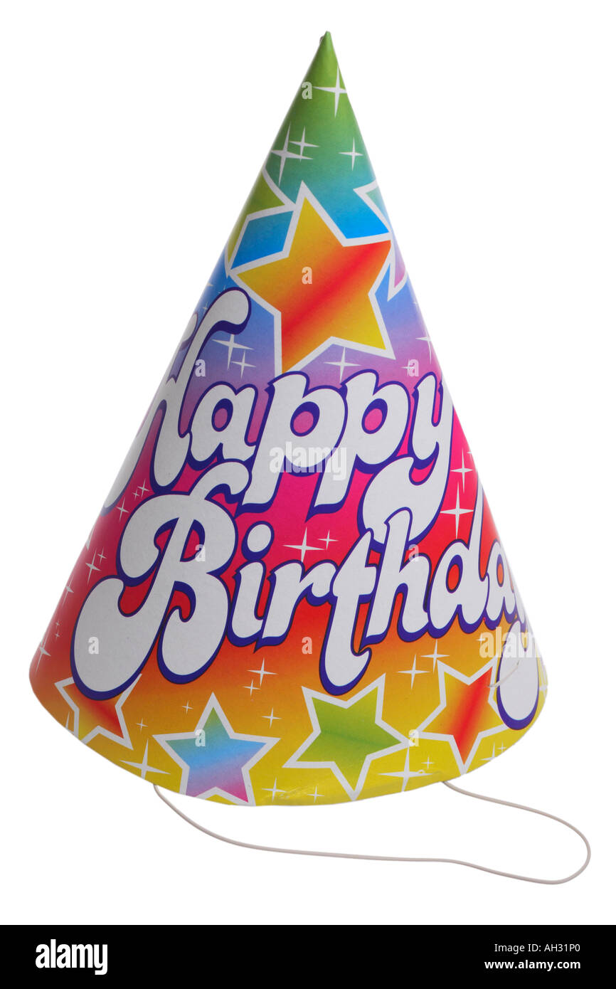 Gorro de fiesta de cumpleaños Fotografía de stock - Alamy