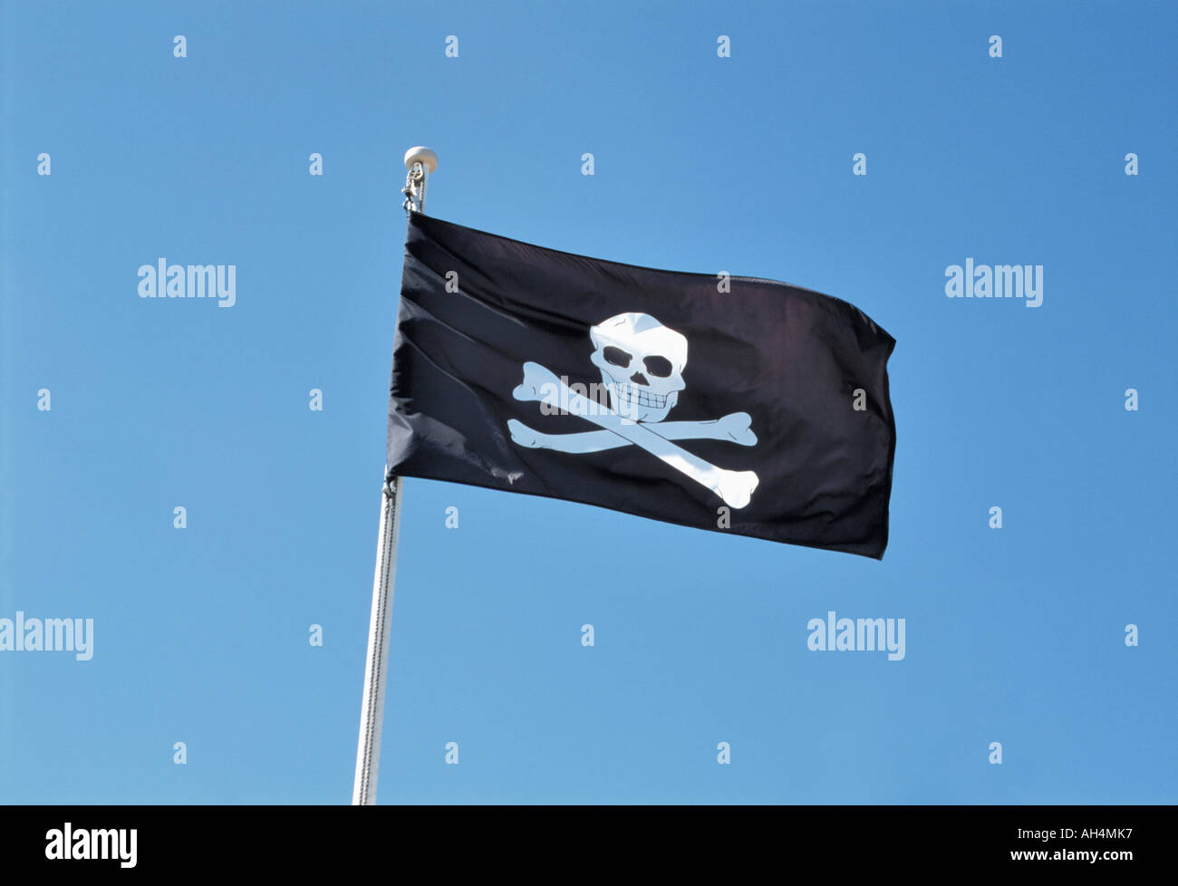 Bandera de pirata Foto de stock