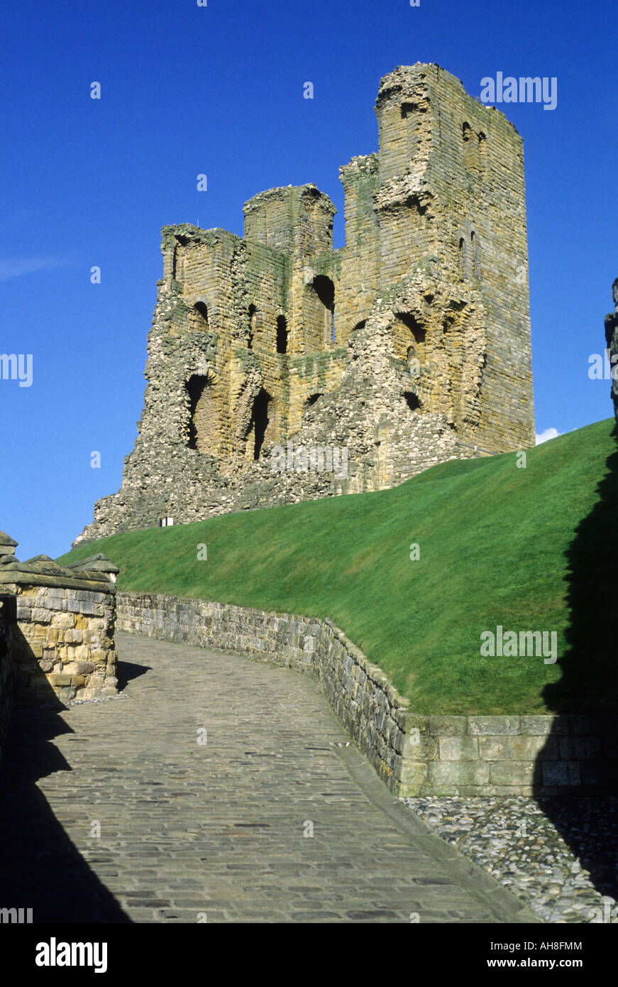 Castillo de Scarborough Yorkshire Foto de stock