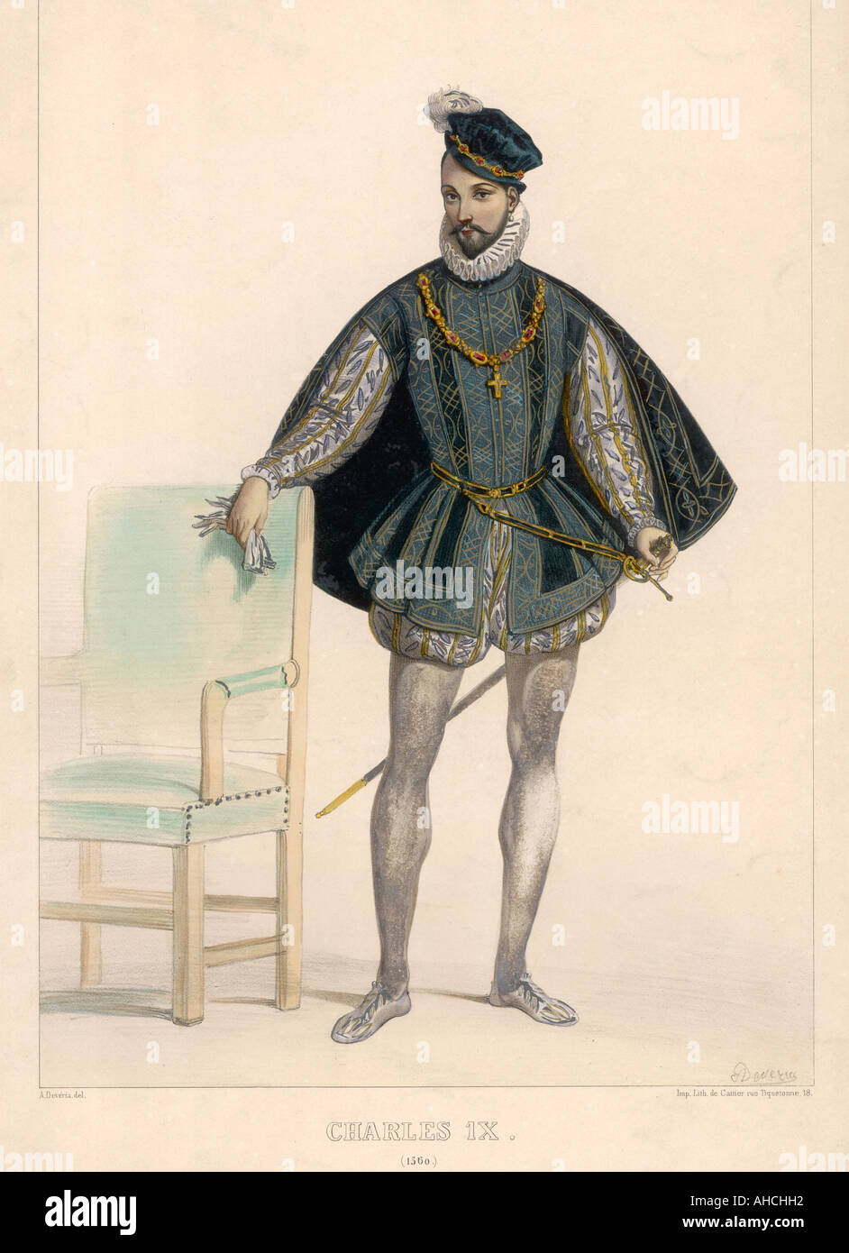 Carlos IX, Rey de Francia Foto de stock