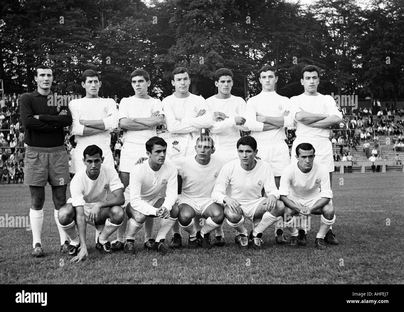 Real madrid team Imágenes de stock en blanco y negro - Alamy