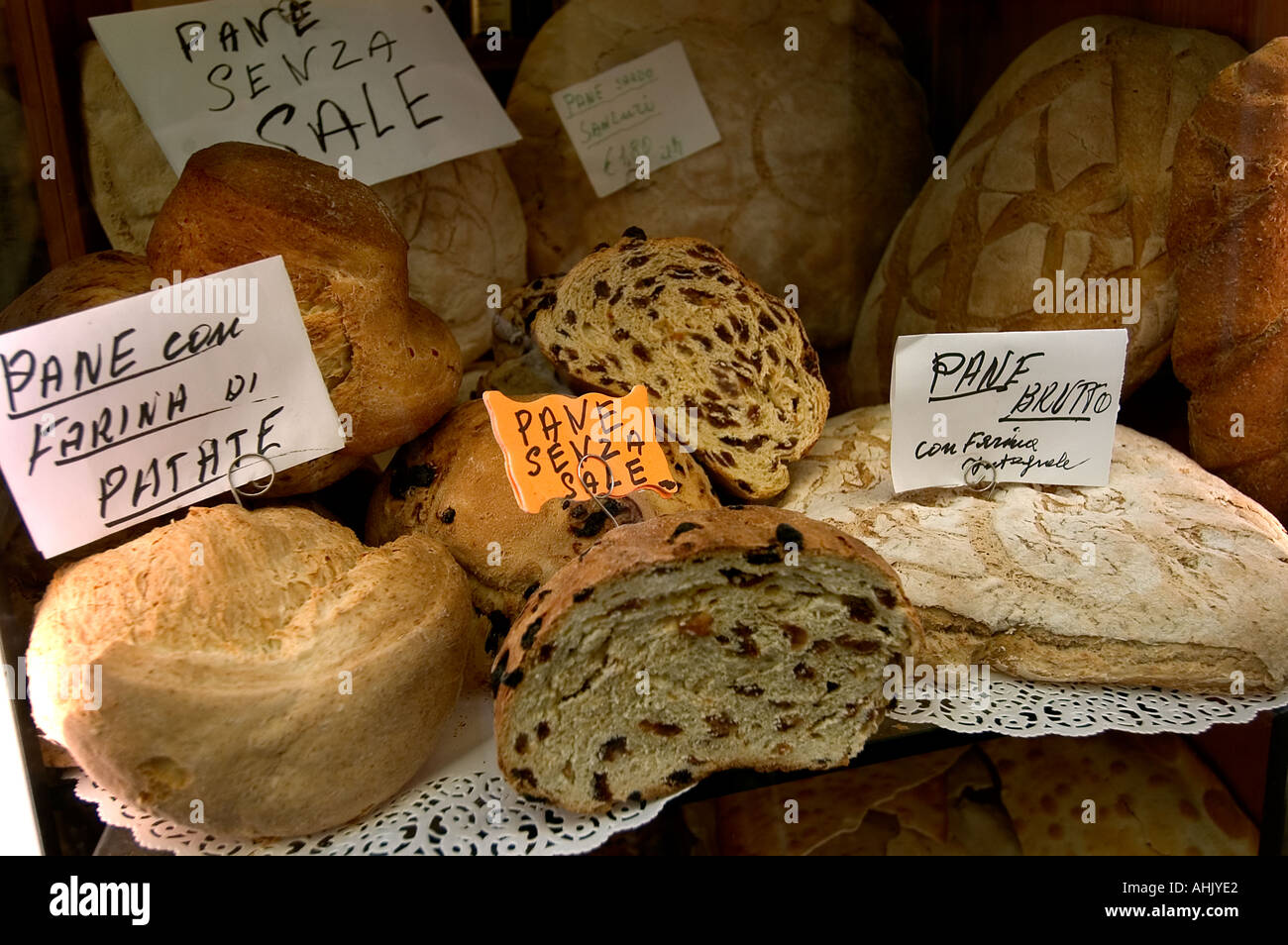 Italia Toscana cocer pan Panadería Baker house italiano Fotografía de stock  - Alamy