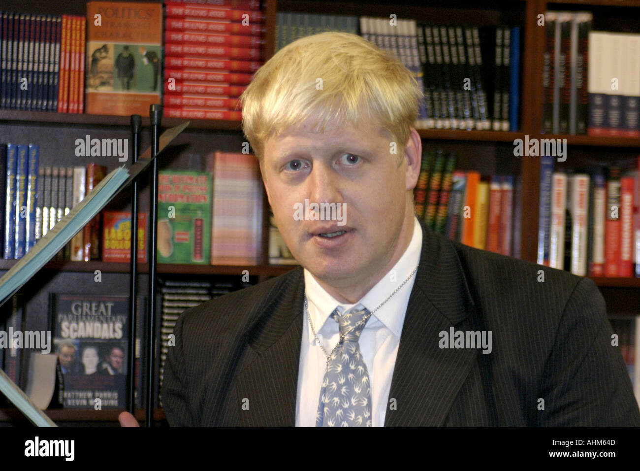 Boris Johnson tory mp henley retrato uk Foto de stock