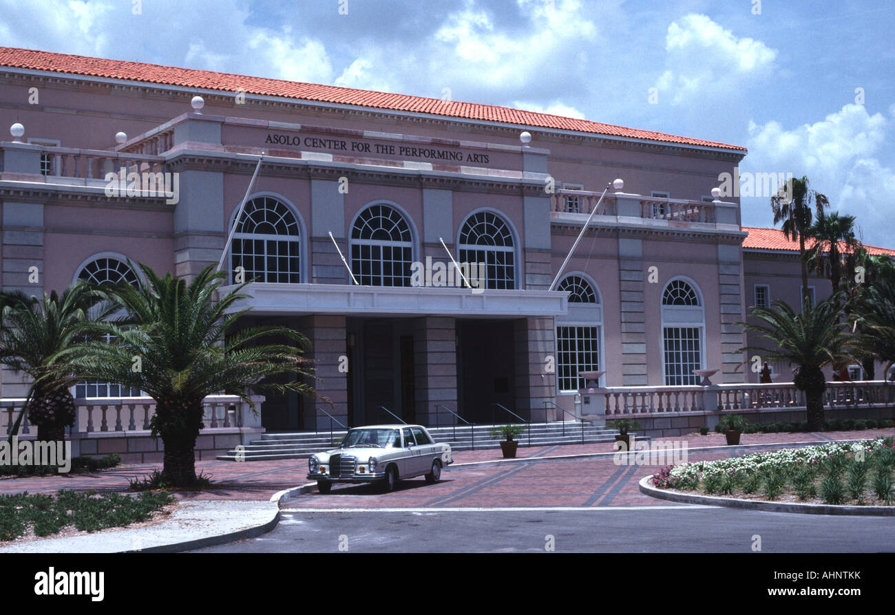 Asolo Center for the Performing Arts en Sarasota, Florida Foto de stock