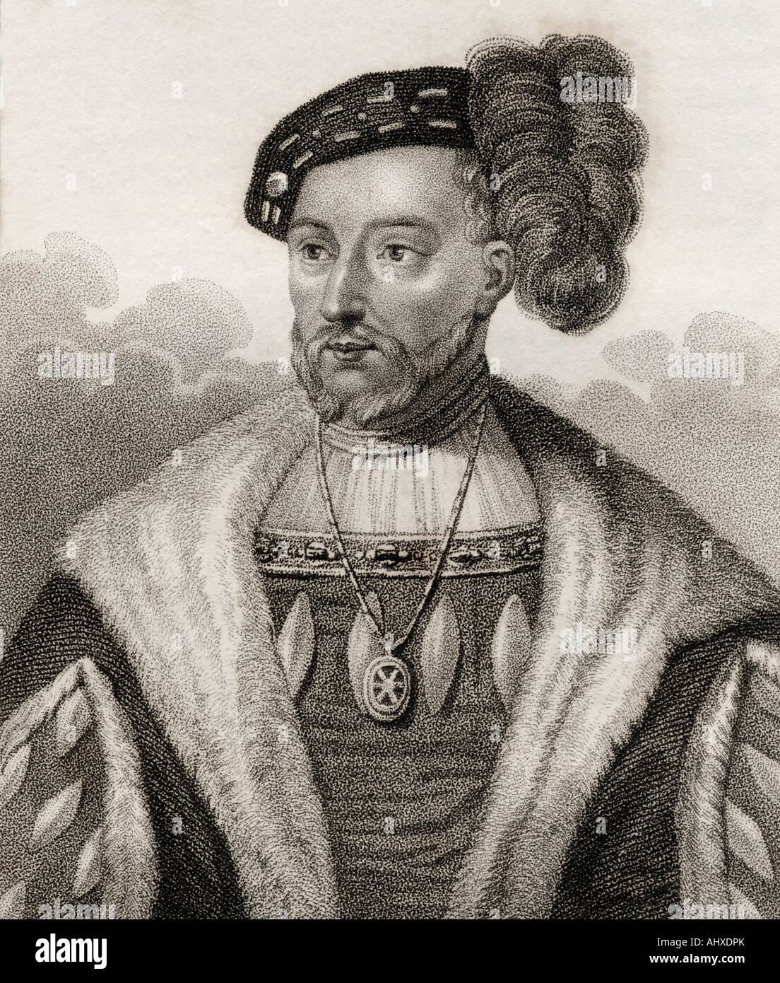 James V, rey de Escocia, 1512 - 1542. Foto de stock