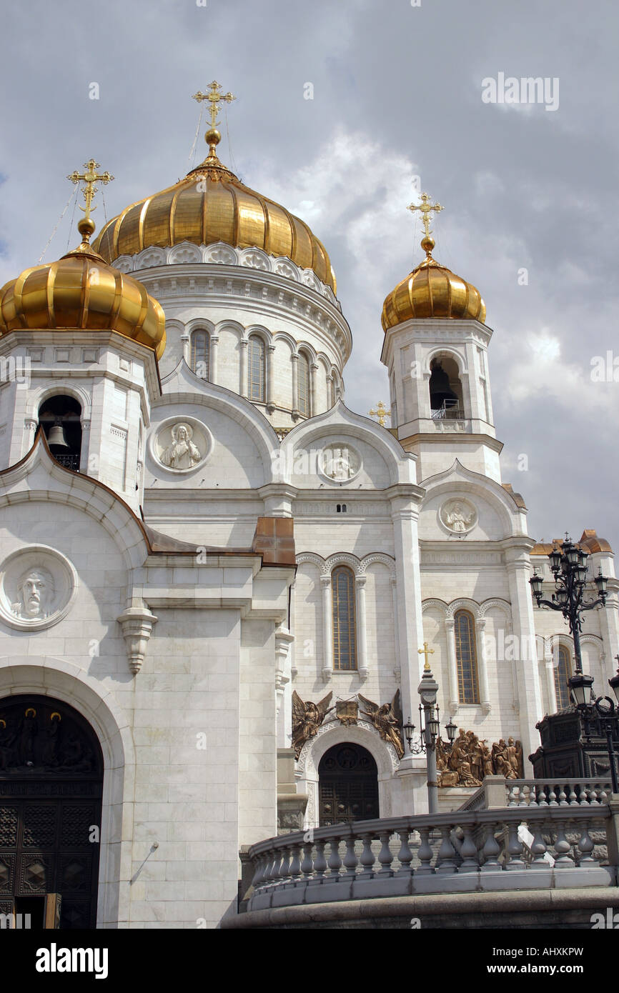 Exterior de la catedral othodox ruso Foto de stock