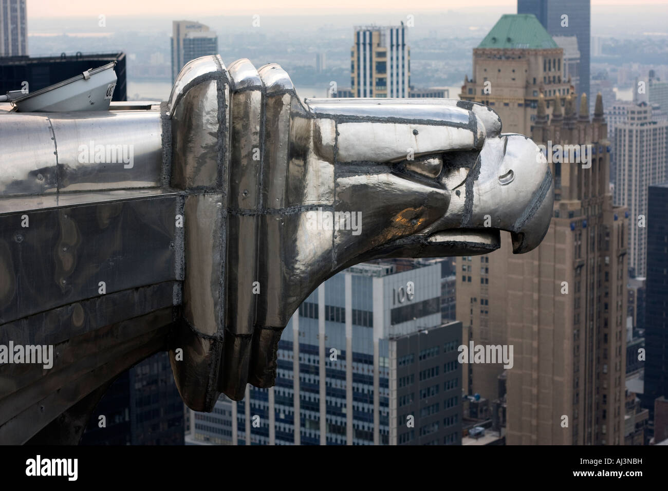 Uno de los edificio Chrysler Águilas en Manhattan, NY Fotografía de