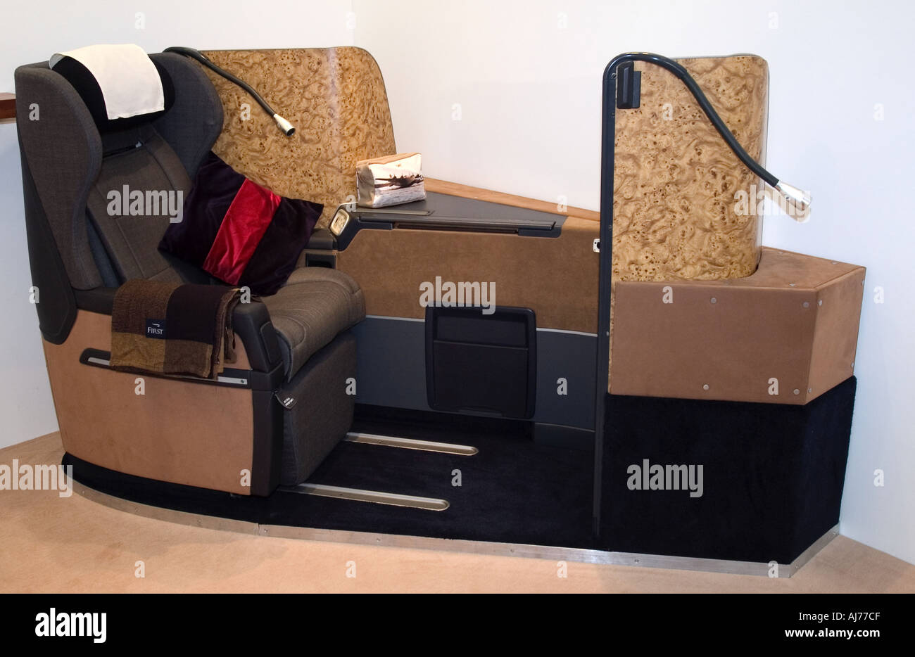 British airways plane interior fotografías e imágenes de alta