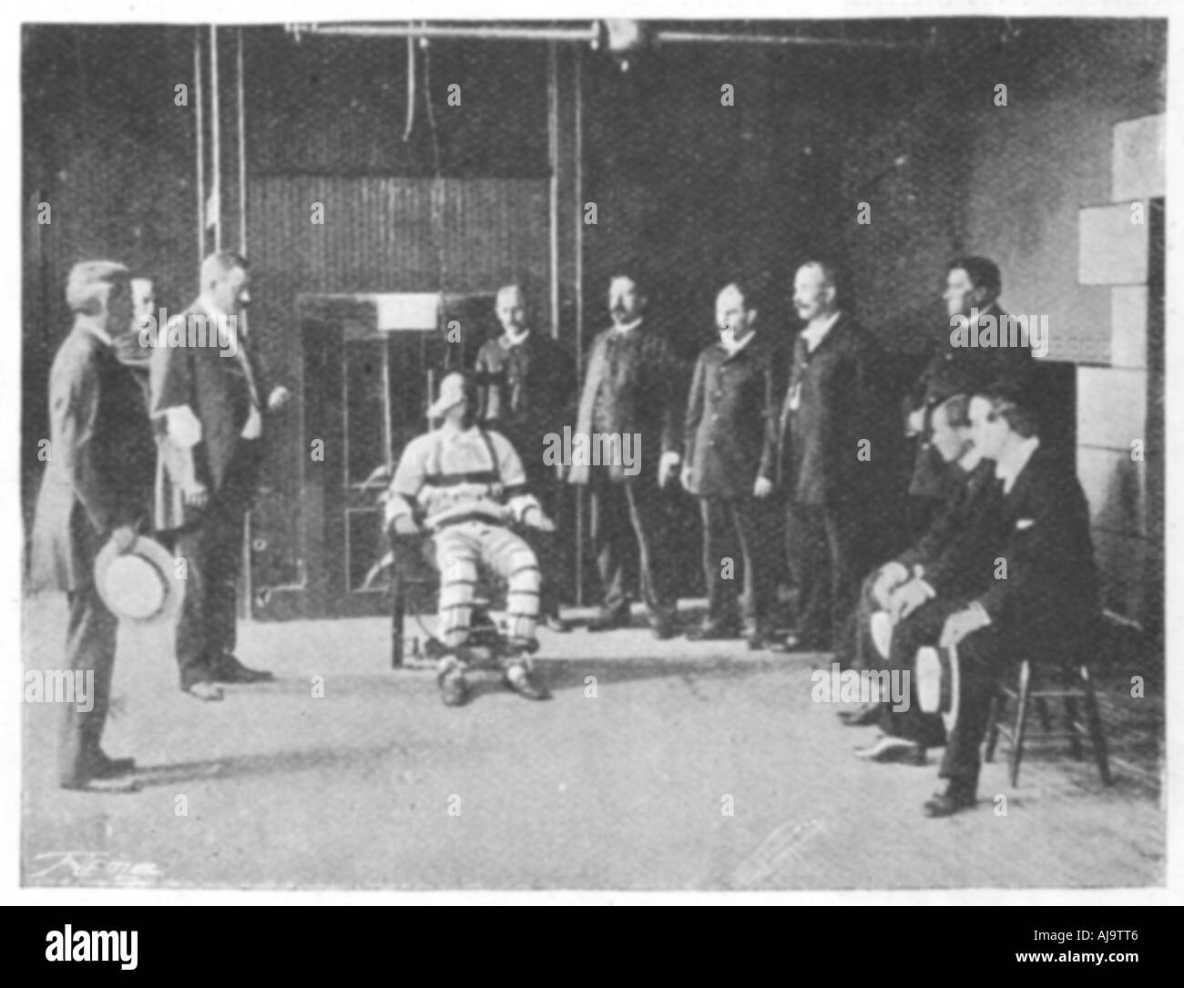 Ejecucion En La Silla Electrica Estados Unidos 1898 Artista Desconocido Fotografia De Stock Alamy