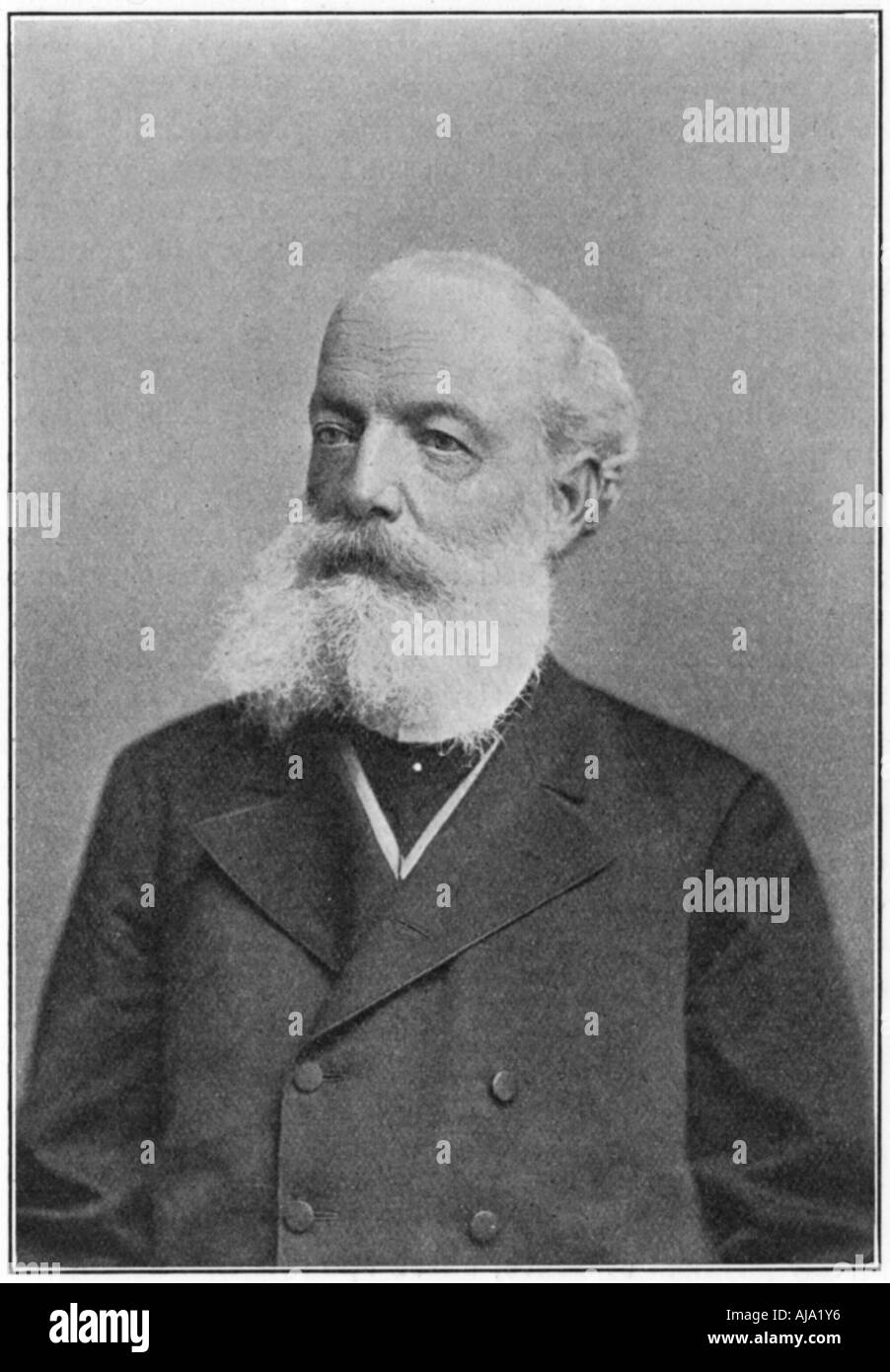 Friedrich August Kekule von Stradonitz, Alemán químico orgánico, c1885. Artista: Desconocido Foto de stock