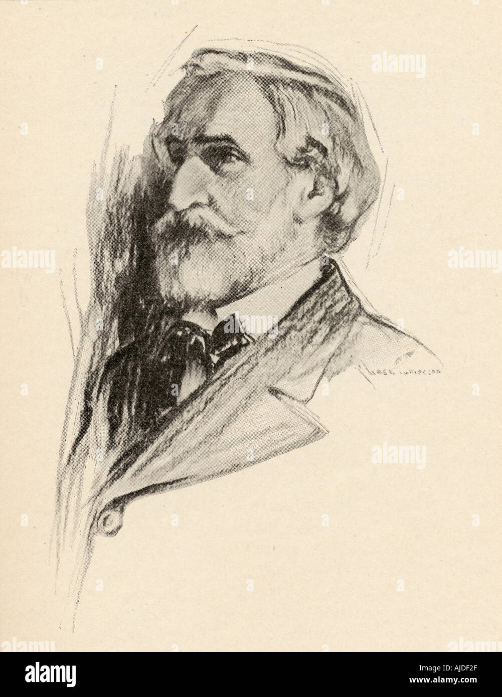 Giuseppe Verdi, 1813 - 1901. Compositor italiano. Foto de stock