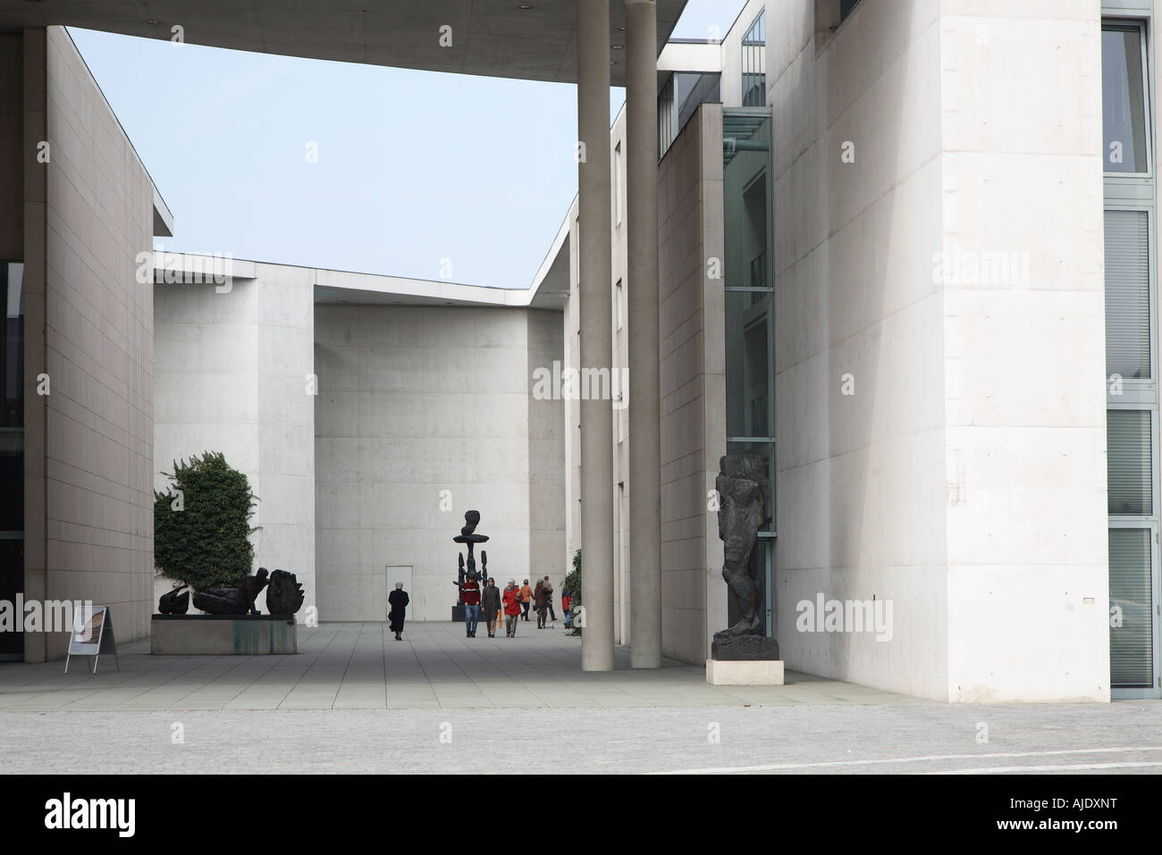 Arte de Bonn y la sala de exposiciones de la República Federal de Alemania museo El Museo Mile Museumsmeile Foto de stock