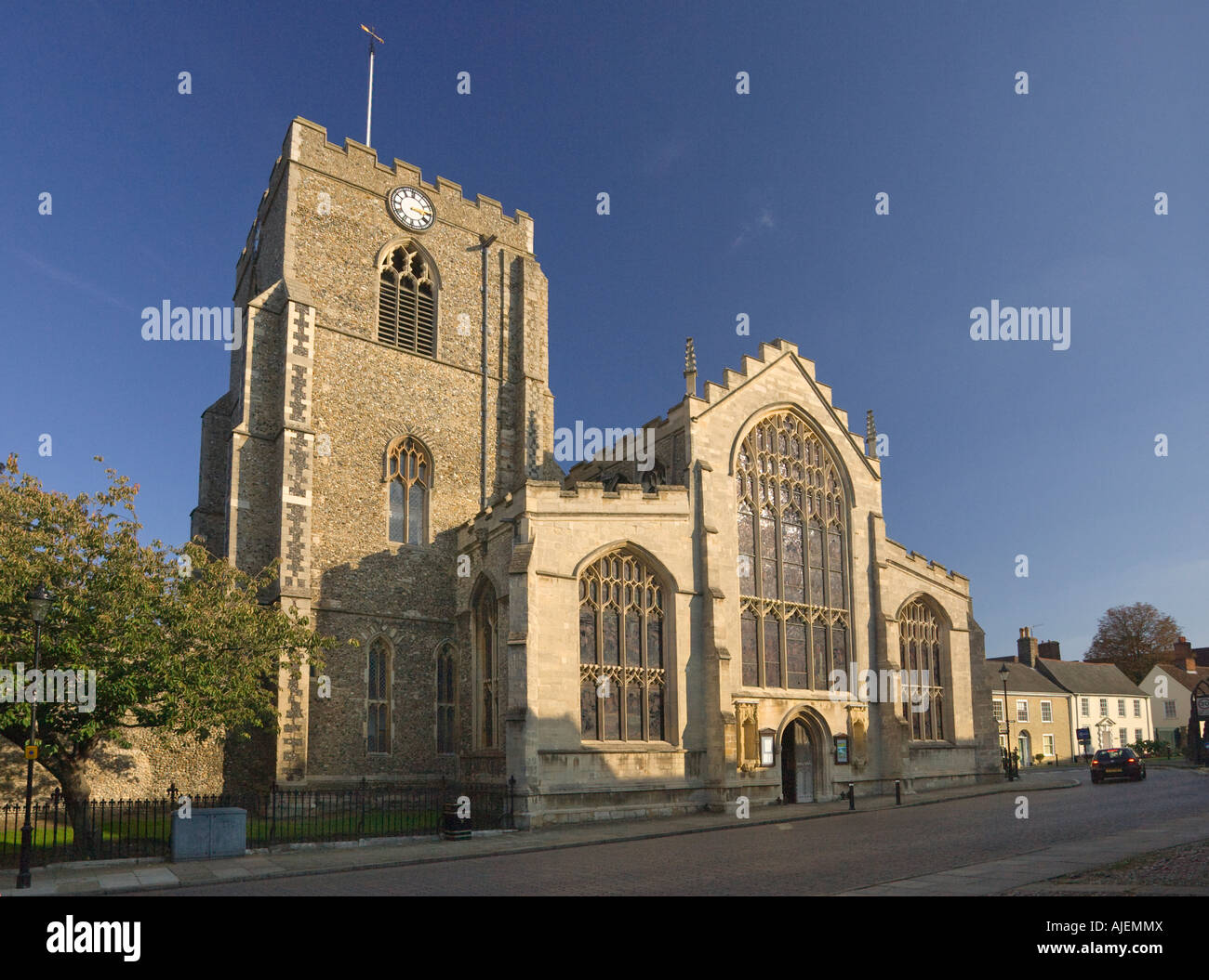 La iglesia de Santa María en Bury St Edmunds en Suffolk, Reino Unido Foto de stock