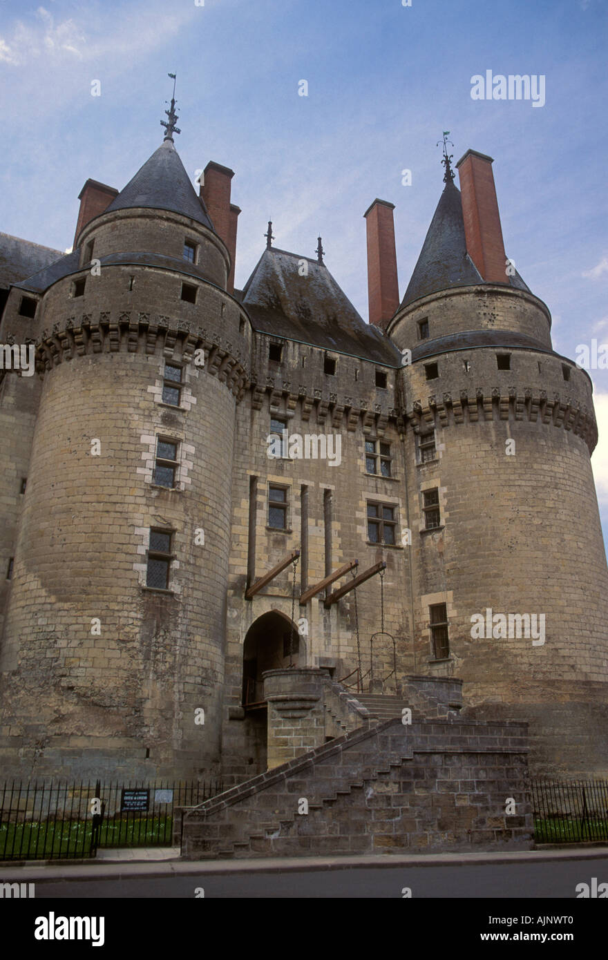 Chateau de Langeais, langeais castillo chateau francés, su castillo  medieval, el museo, la ciudad de Langeais, langeais, Valle del Loira,  Indre-et-Loire, Francia Fotografía de stock - Alamy