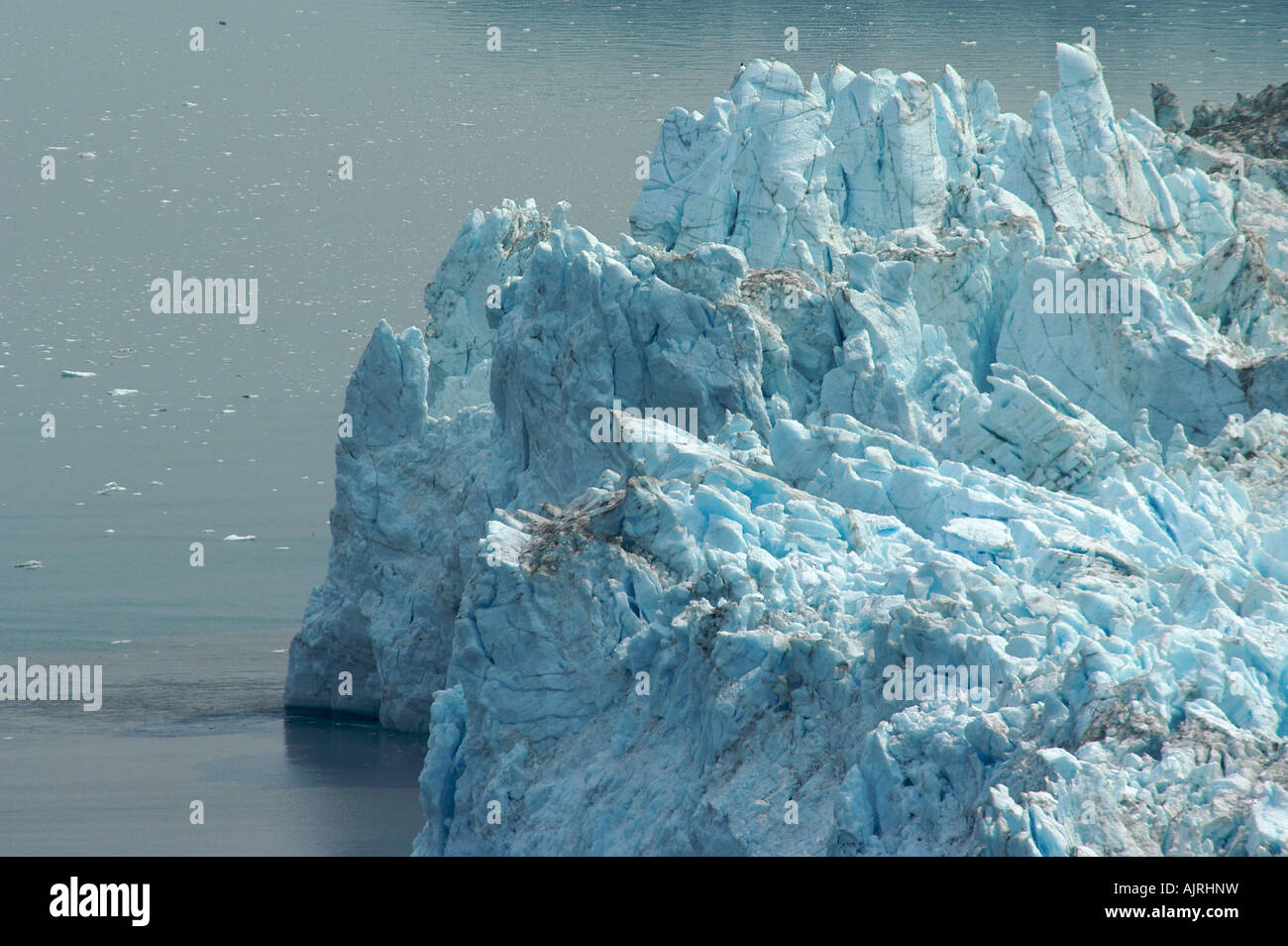 Margerie glaciar en el parque nacional de Glacier Bay y preservar en Alaska, EE.UU. Foto de stock