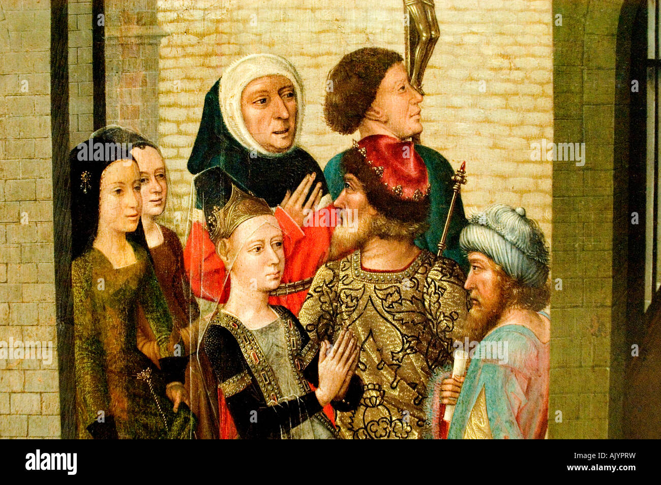 Maestro de la leyenda de Santa Catalina 1475 1500 Bruselas escenas de