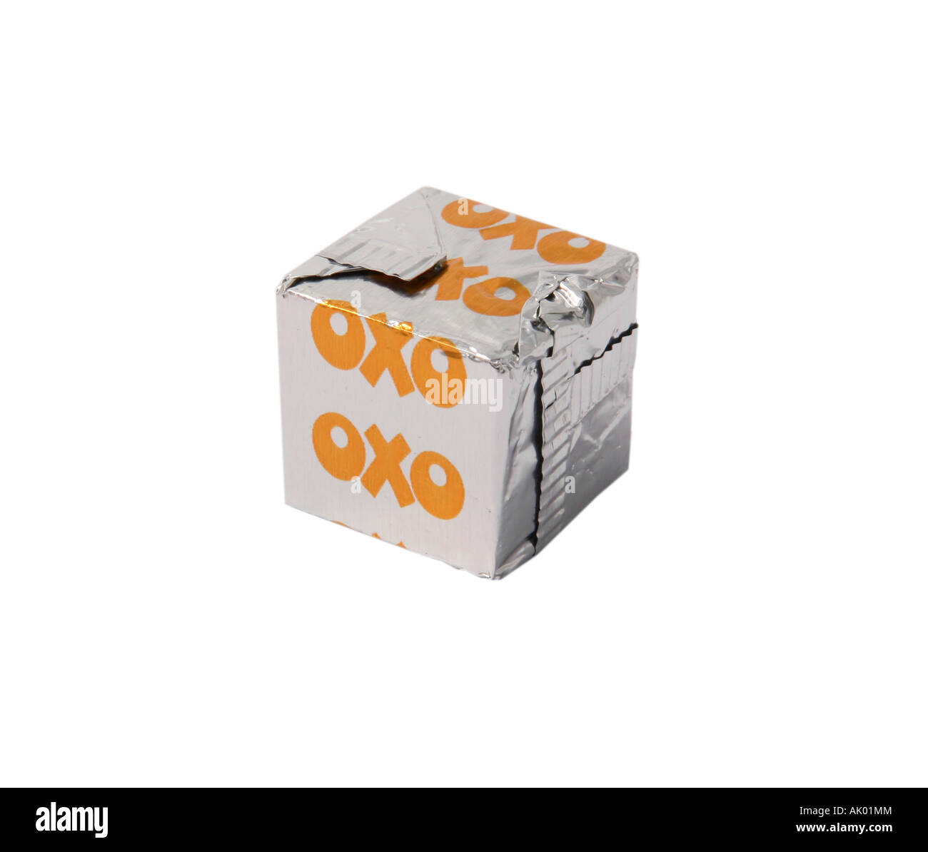 Caldo de pollo oxo cube cut-out Fotografía de stock - Alamy