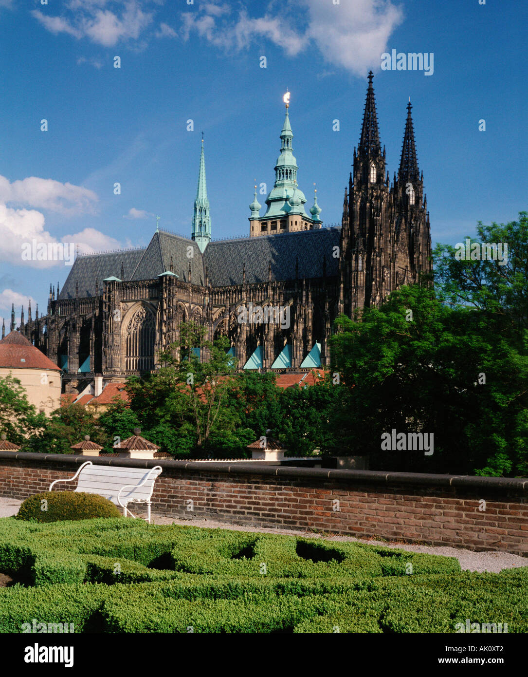 Catedral de San Vito / Prag Foto de stock