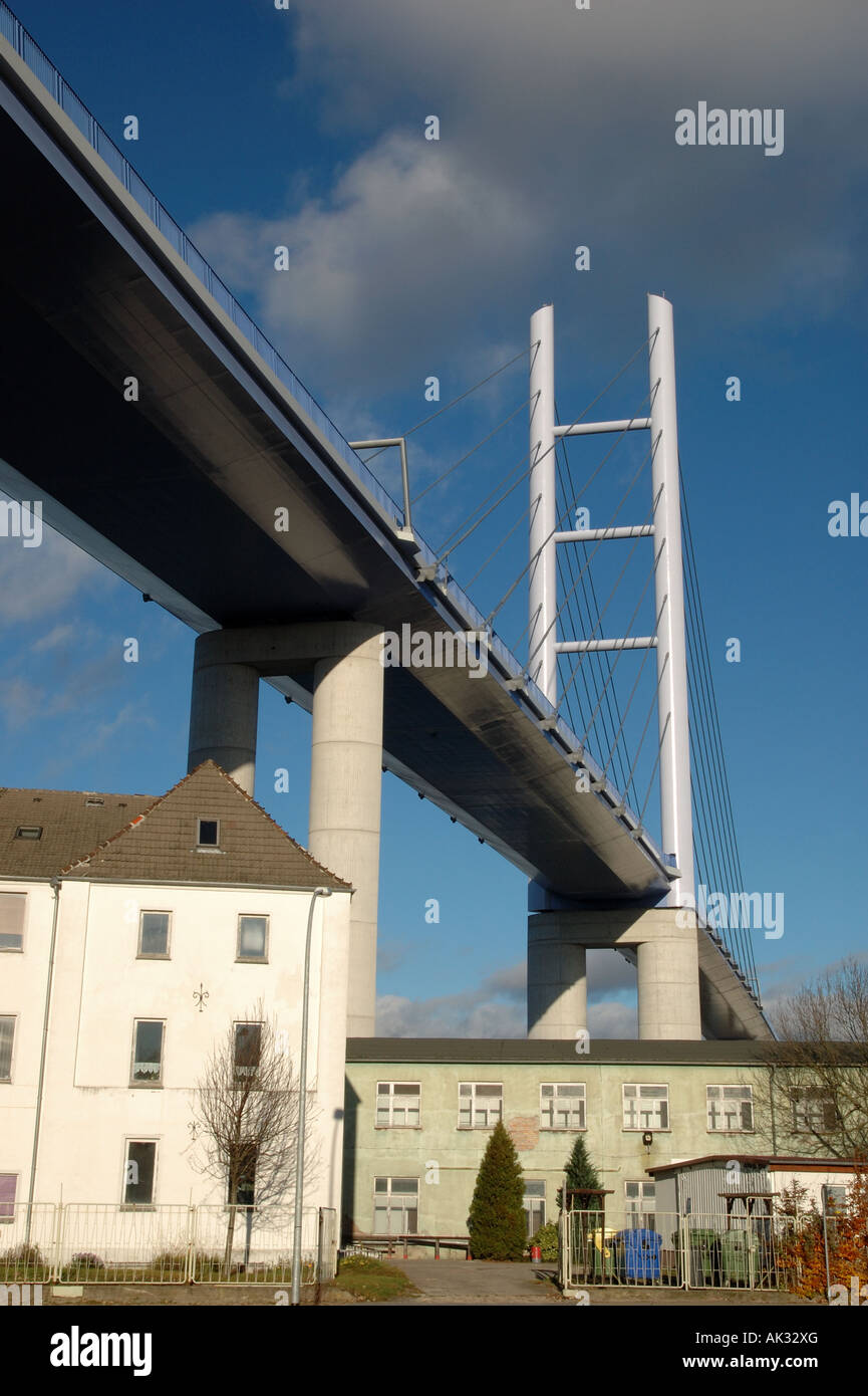 Puente de la isla de Rügen, Alemania Foto de stock
