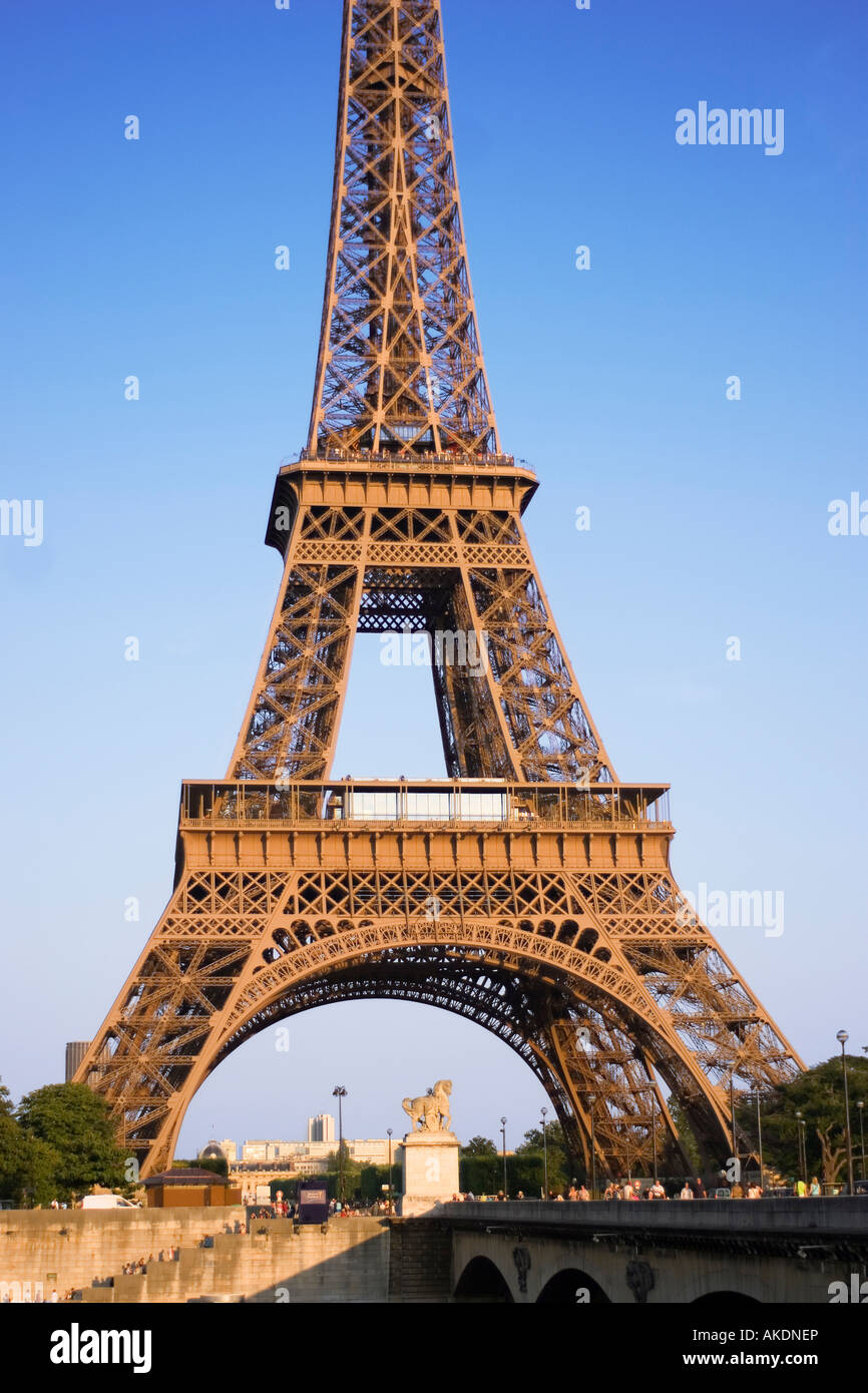 Torre Eiffel, Paris, Francia Foto de stock