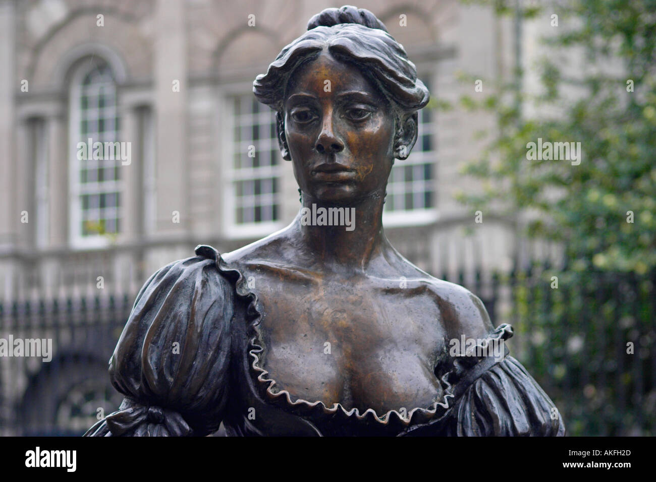 Estatua de Molly Malone Grafton Street Dublin Foto de stock