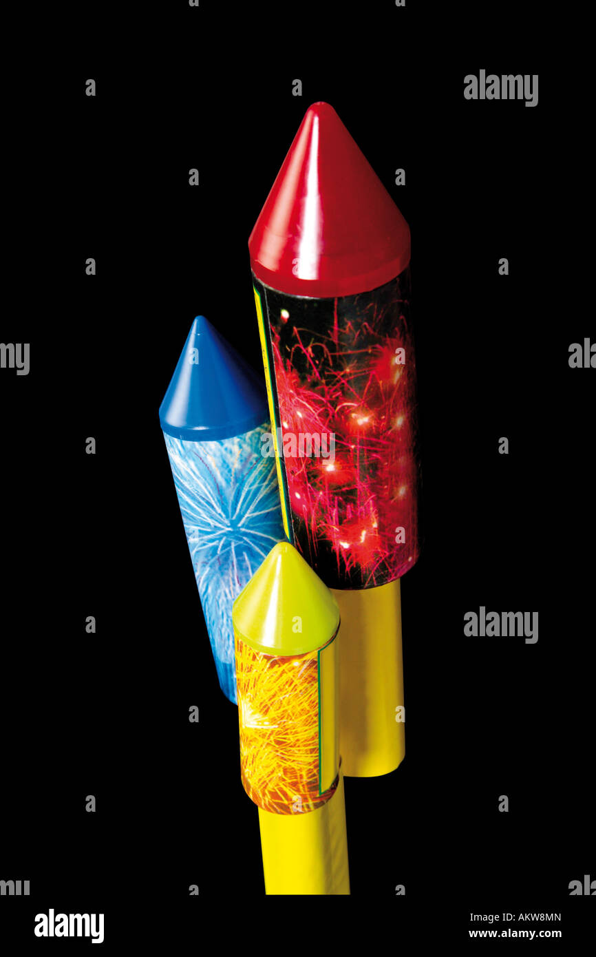Cohetes, close-up Foto de stock