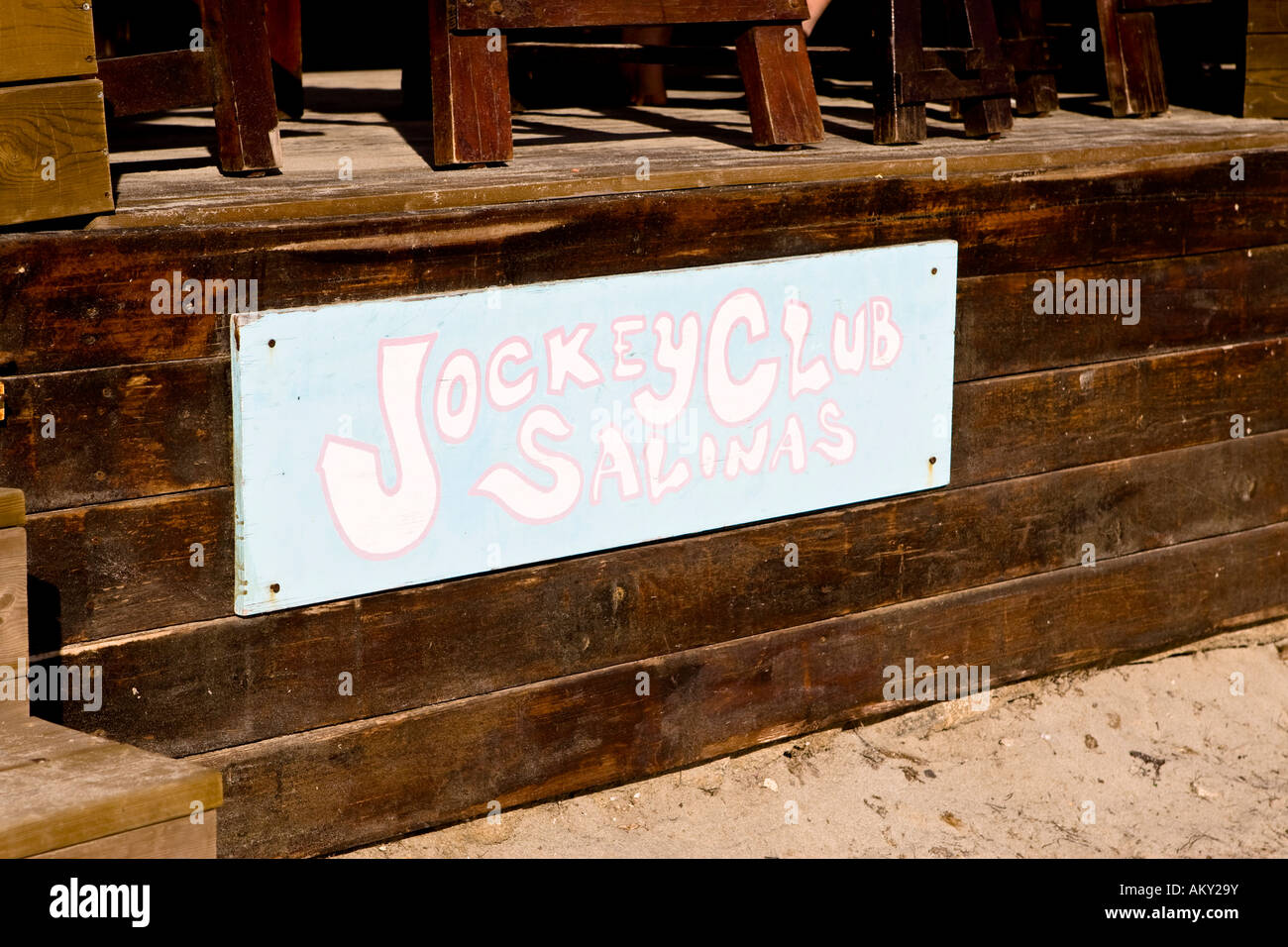 Restaurante Jockey Club, Ibiza, Baleares, España Foto de stock