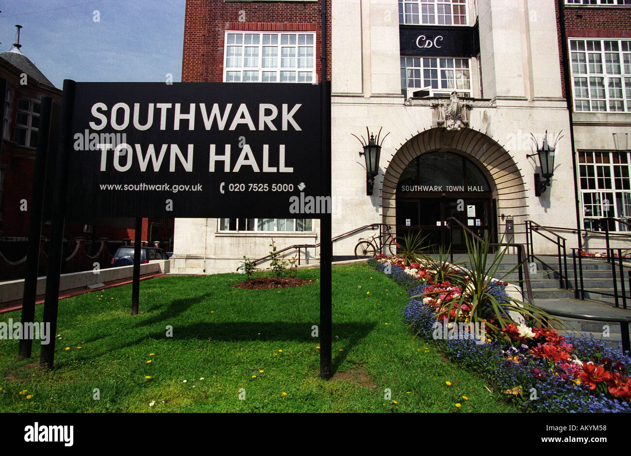 Vista general de Southwark Council Ayuntamiento, Southwark, Londres, Reino Unido. Foto de stock