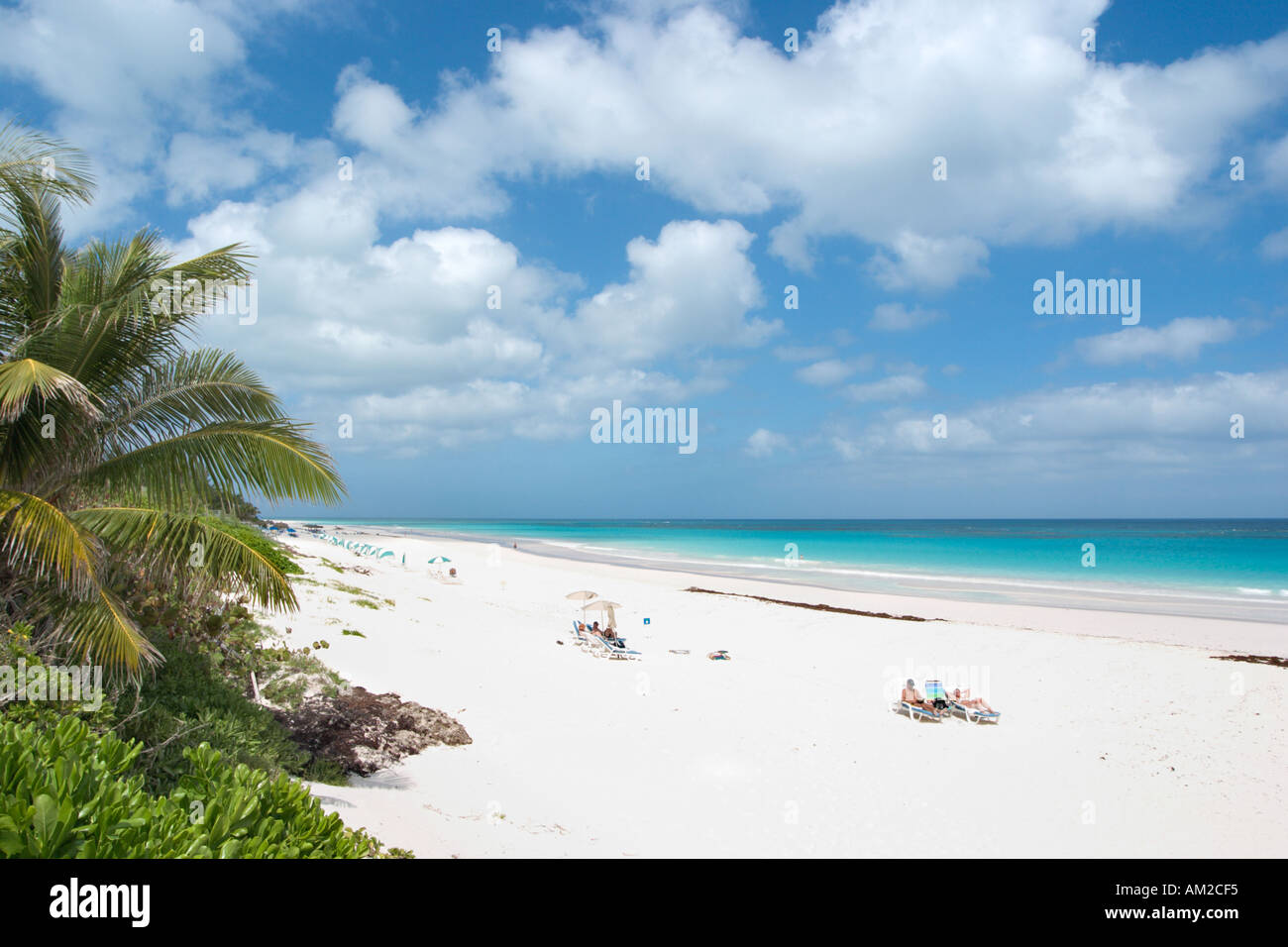 Playa de arenas rosadas, Harbour Island, Bahamas, Islas, caribe Foto de stock