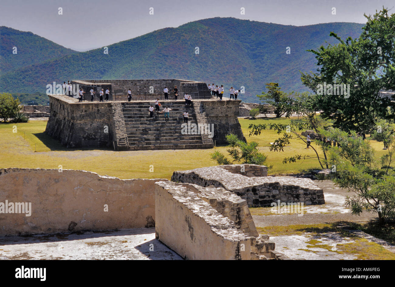 La pirámide de la Serpiente Emplum (Serpiente Emplumada Pirámide) en