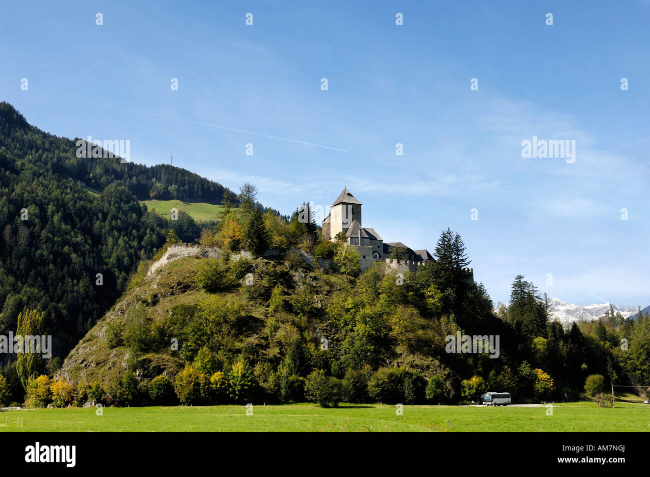 Castillo, Sterzing Reifenstein, Tirol del Sur, Italia Foto de stock