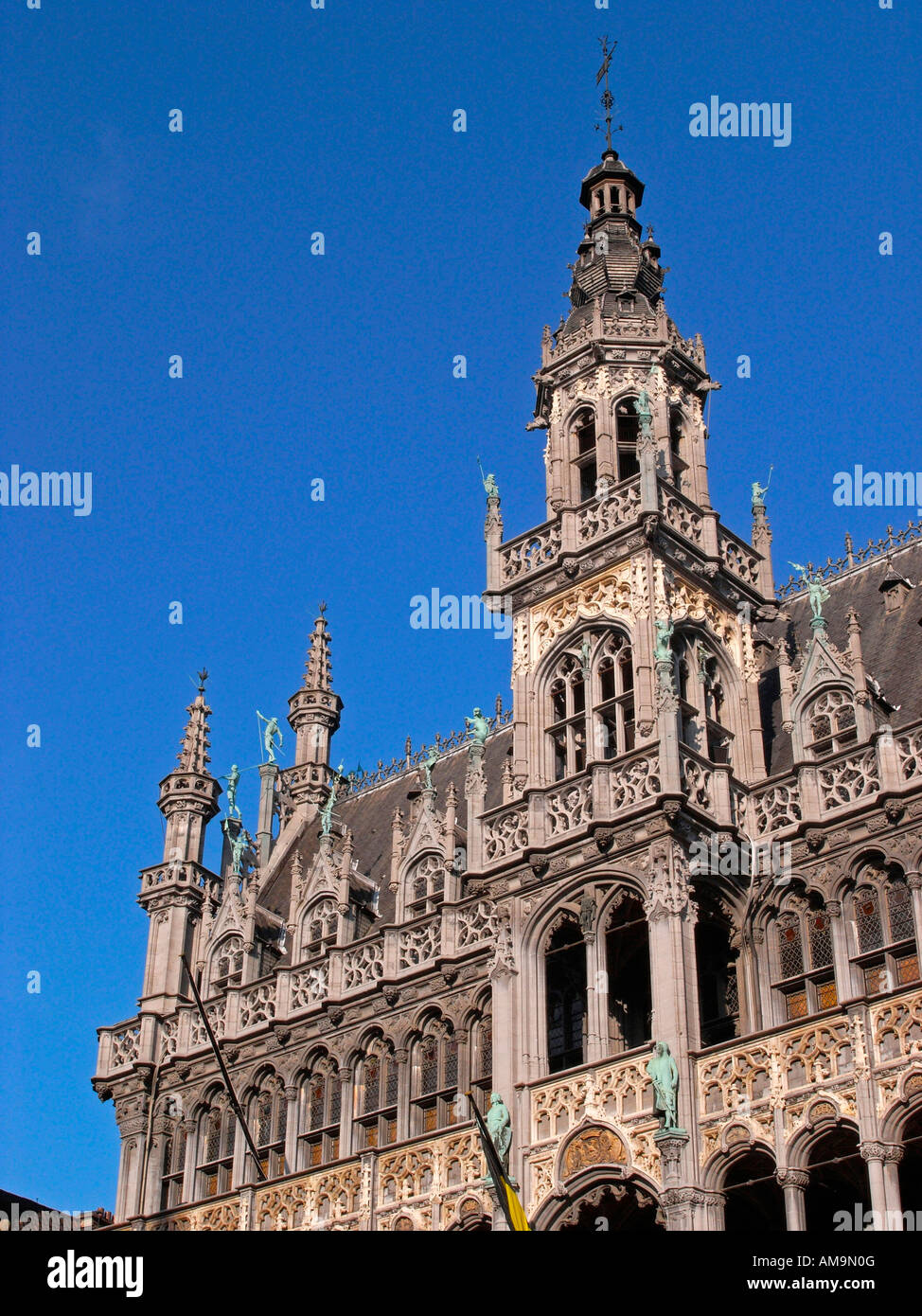 Maison du Roi Grand Place, Brussels, Belgium Foto de stock