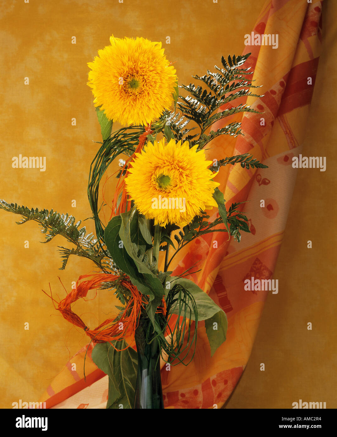 Bouquet : sun flowers Foto de stock