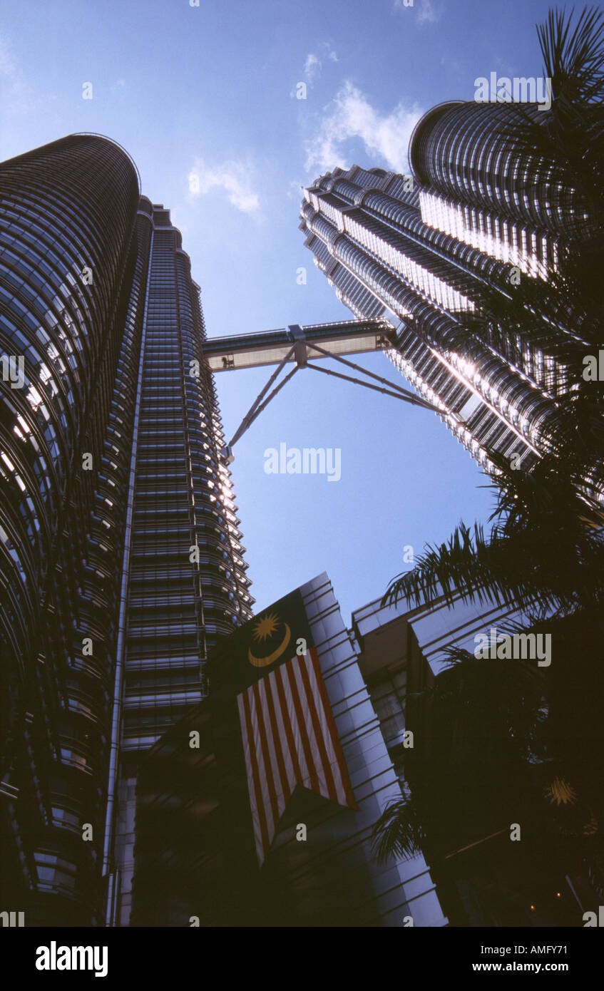 Las Torres Petronas de Kuala Lumpur, Malasia Foto de stock