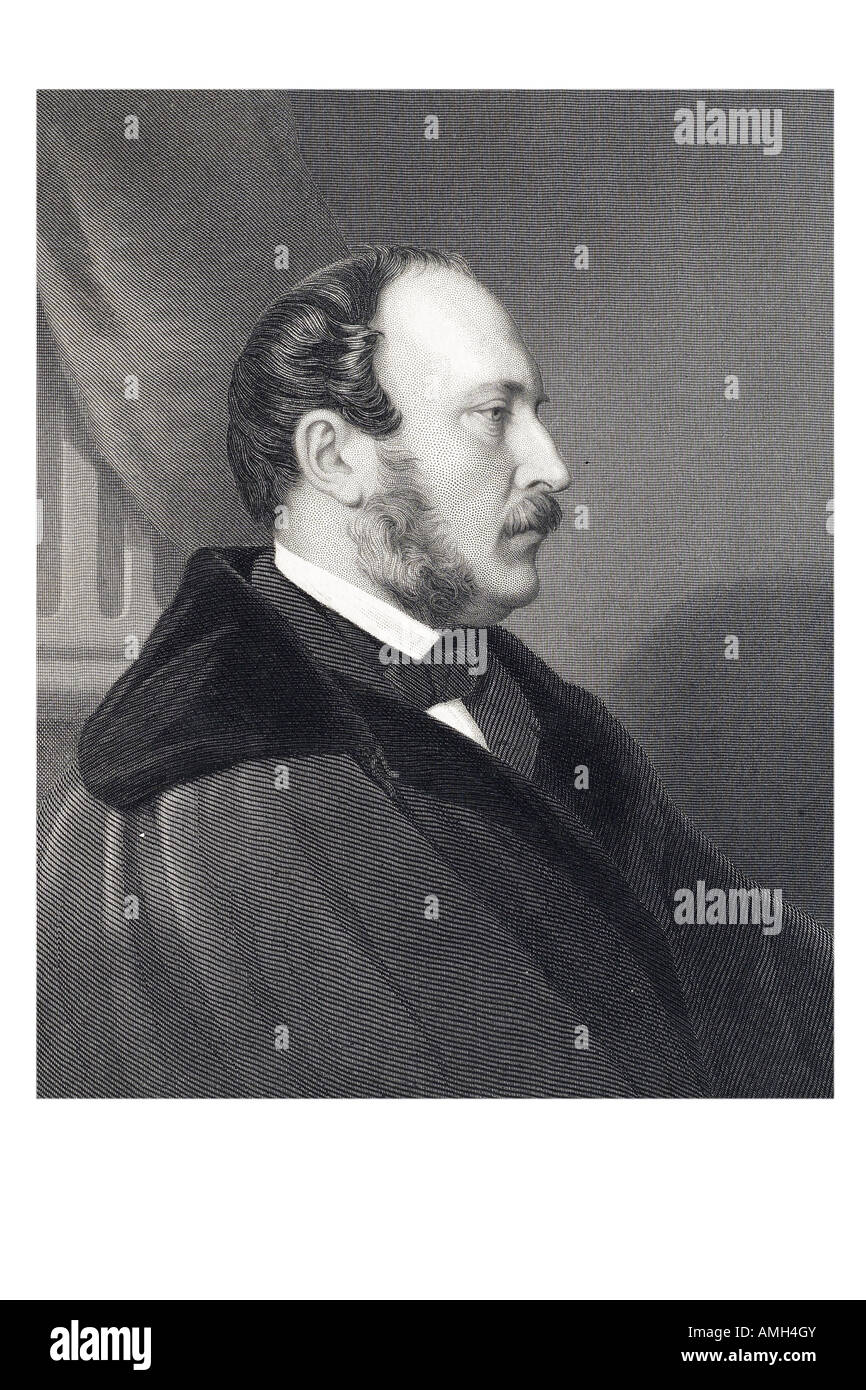 Prince Albert Saxe Coburg Gotha Francis Charles Augustus Albert Emanuel posteriormente S.A.R. el Príncipe Consorte 1819 1861 marido consorte Q Foto de stock