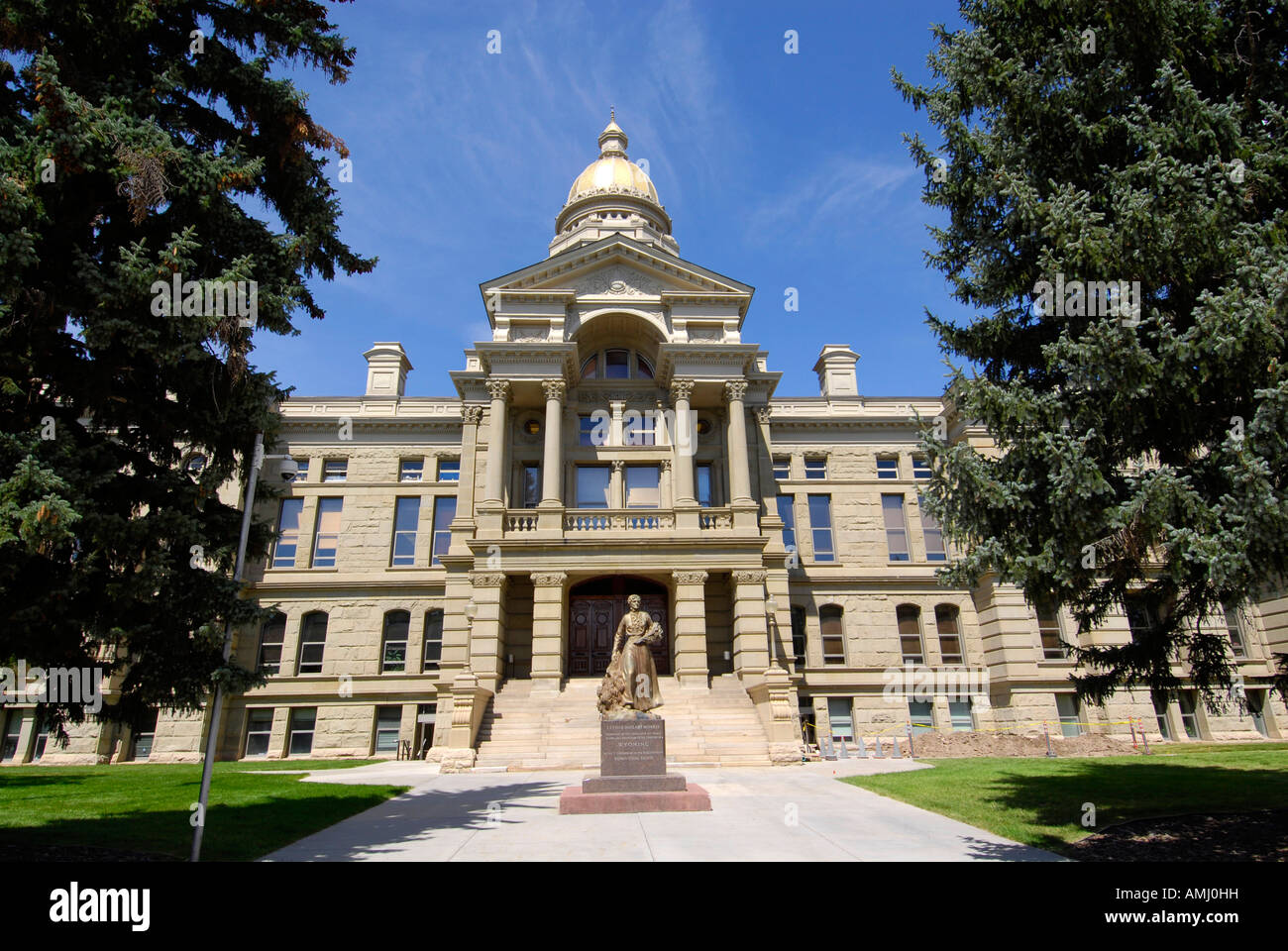 El edificio del Capitolio Estatal en Cheyenne, Wyoming WY Foto de stock