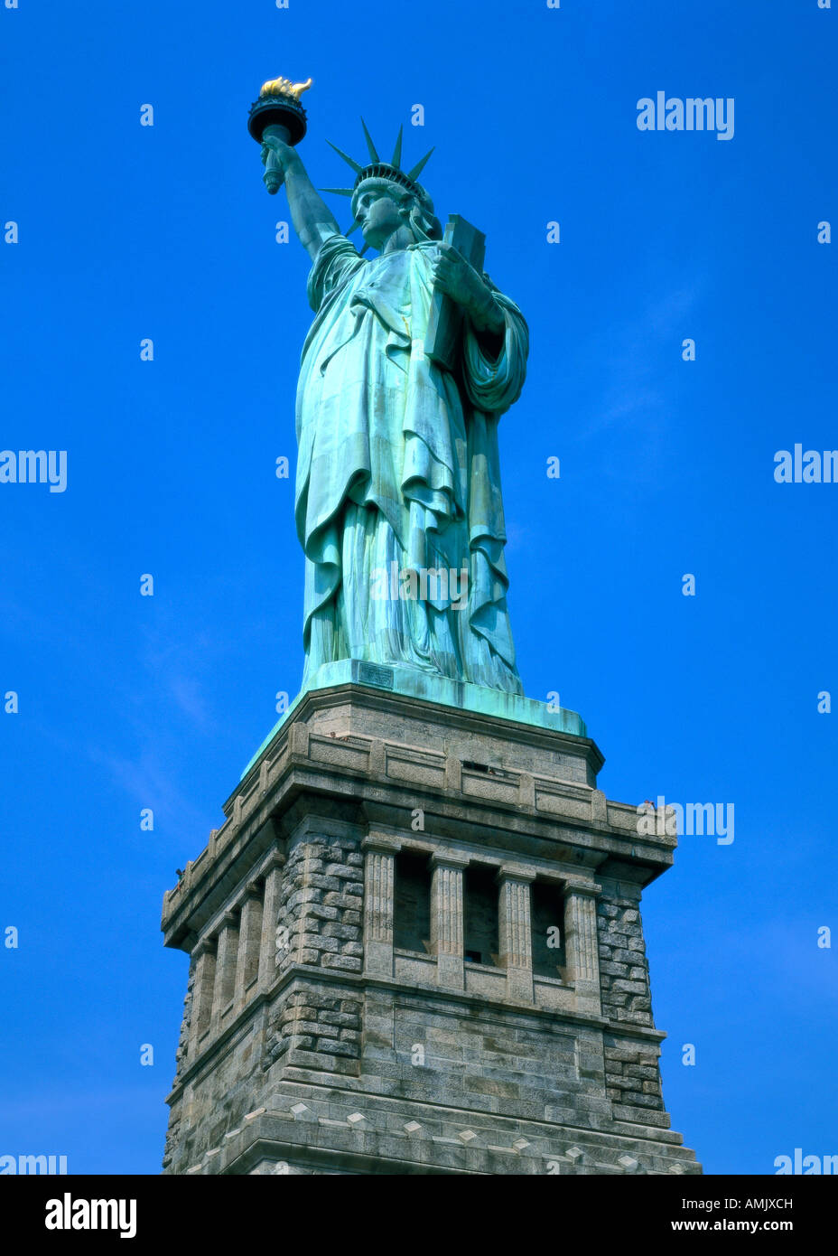 La estatua de la libertad Foto de stock