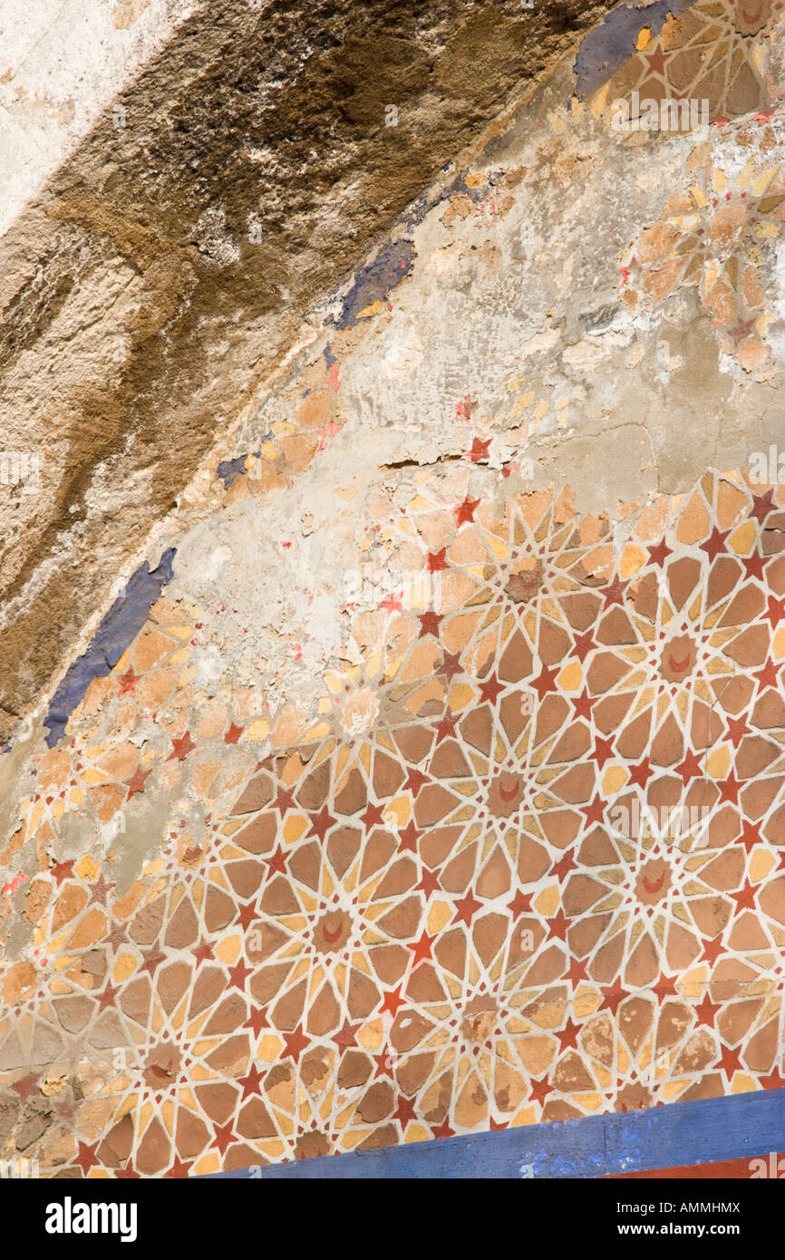 Mosaico geométrico de la arquitectura islámica Estambul Foto de stock