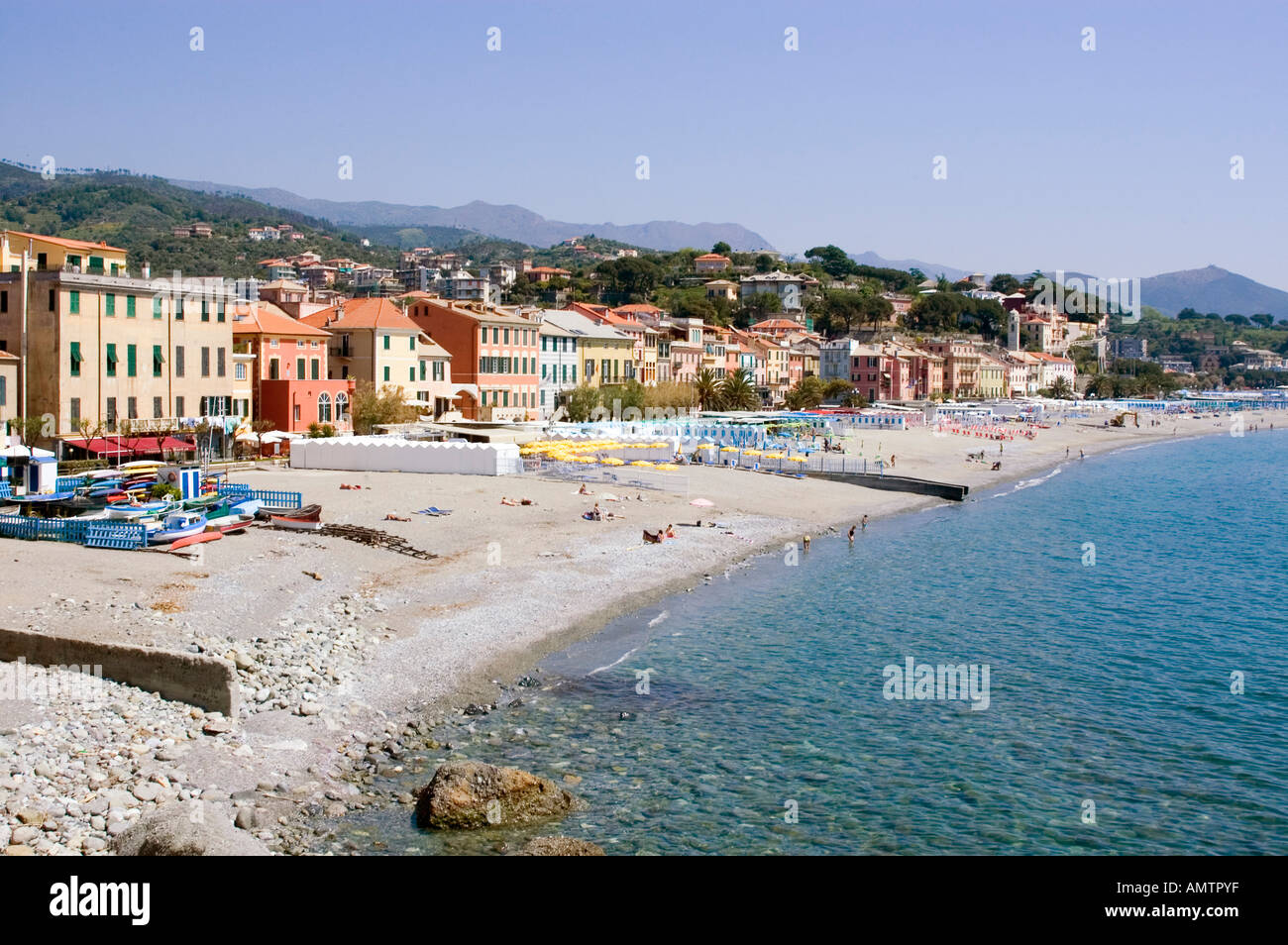 Di Celle Ligure Riviera di Ponente Liguria Italia Foto de stock