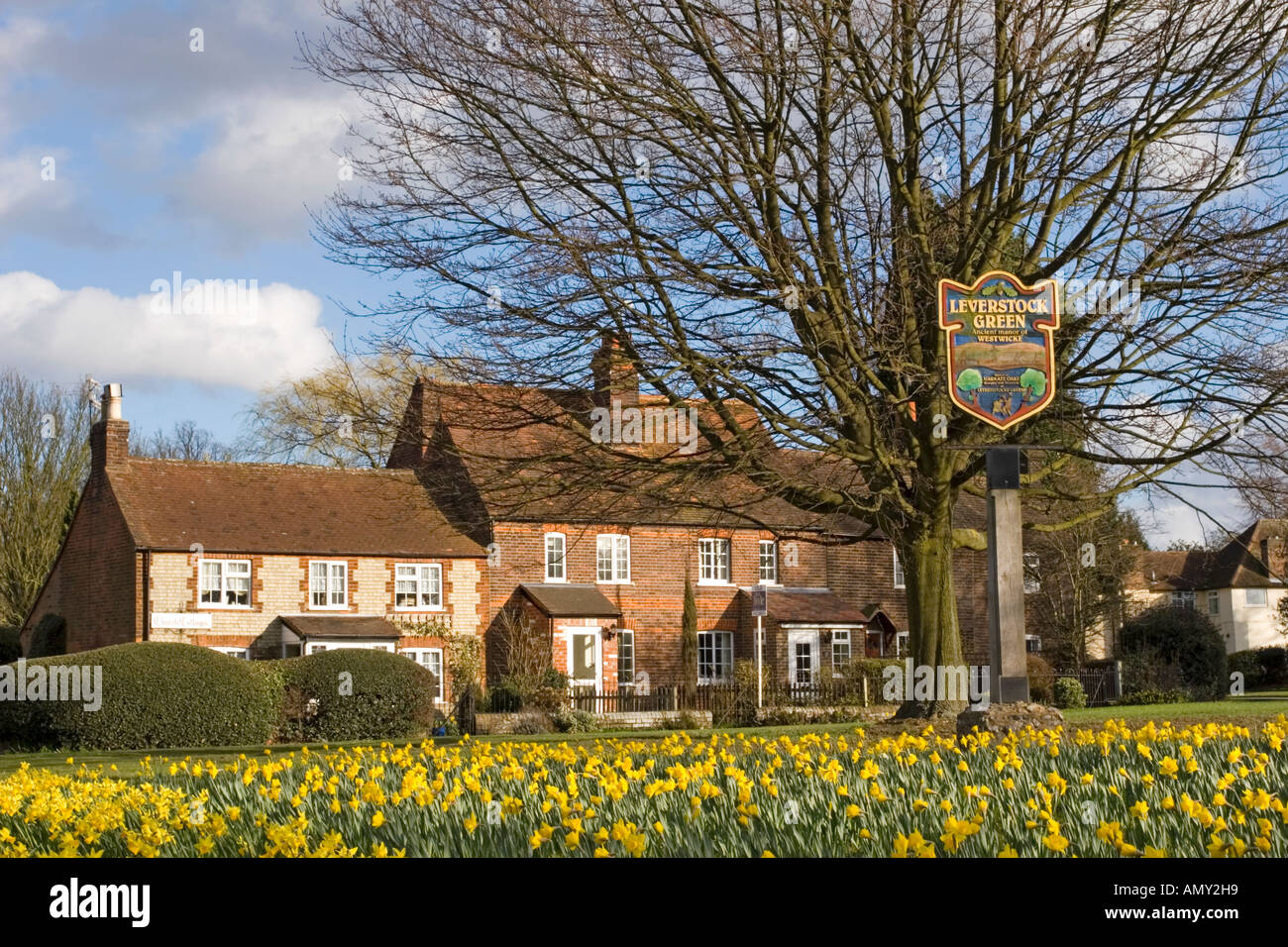 Leverstock verde - Hemel Hempstead, Hertfordshire Foto de stock