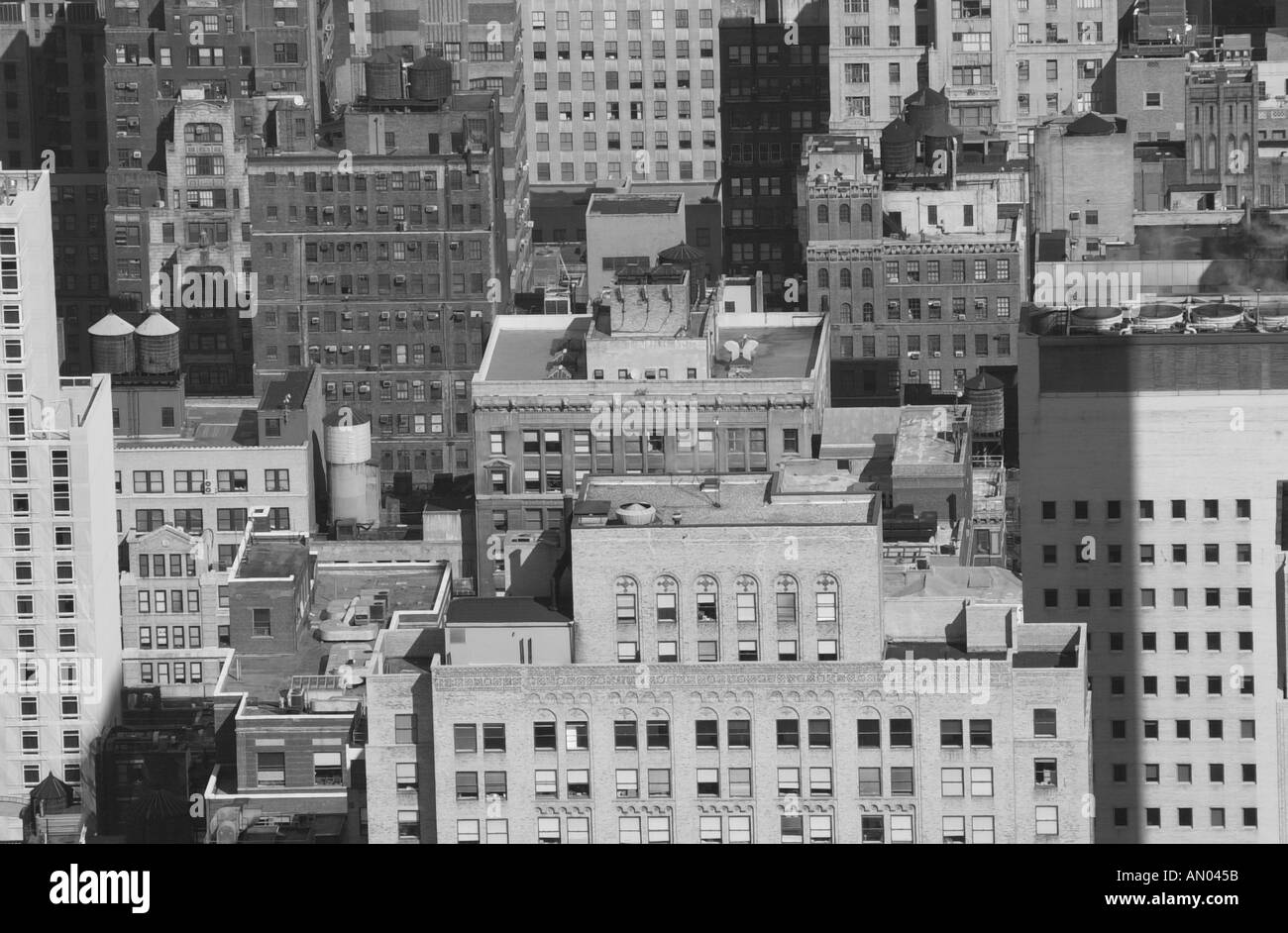 Manhattan vistas aéreas Foto de stock