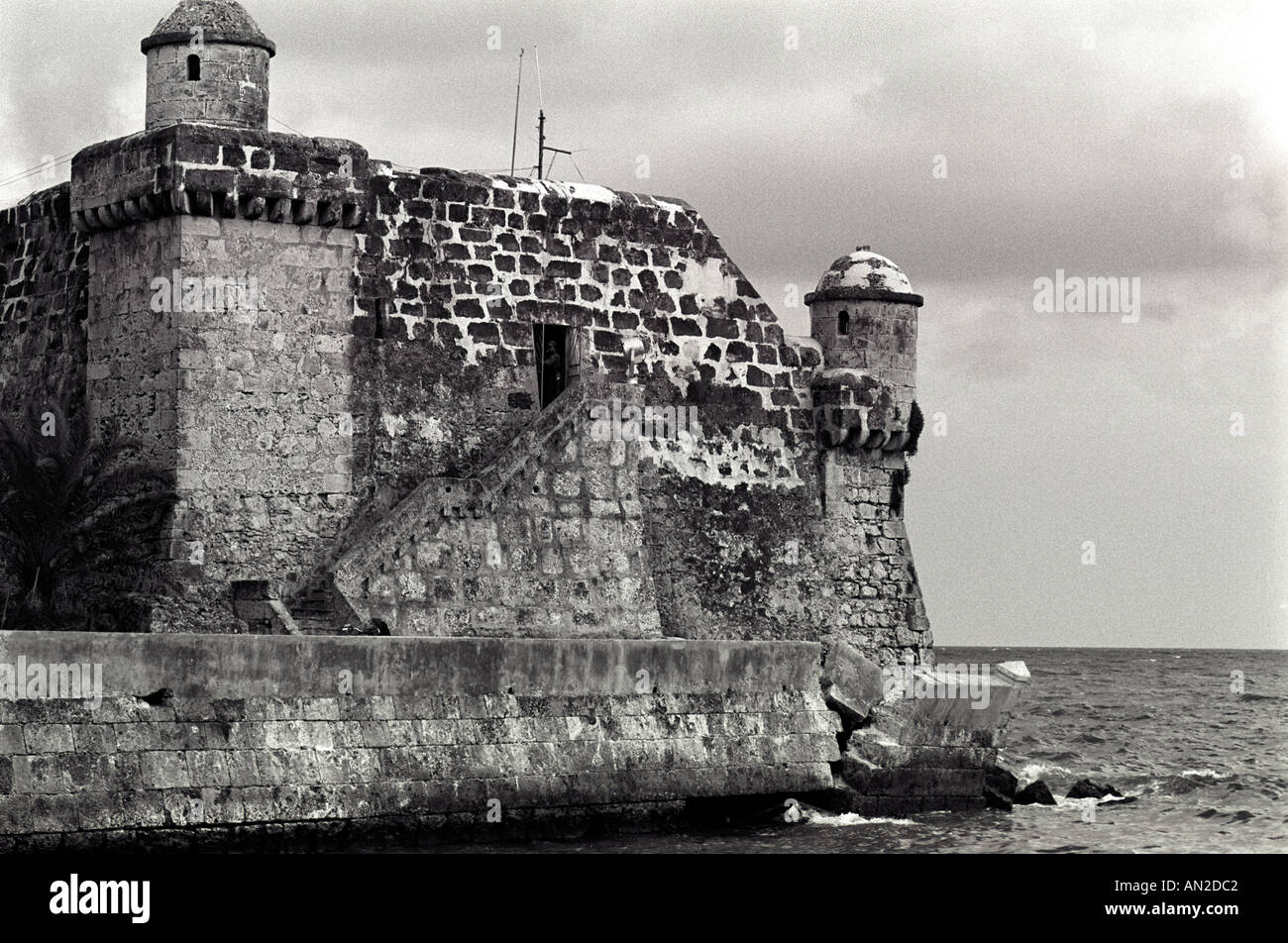 Cojimar Cuba Fort Foto de stock