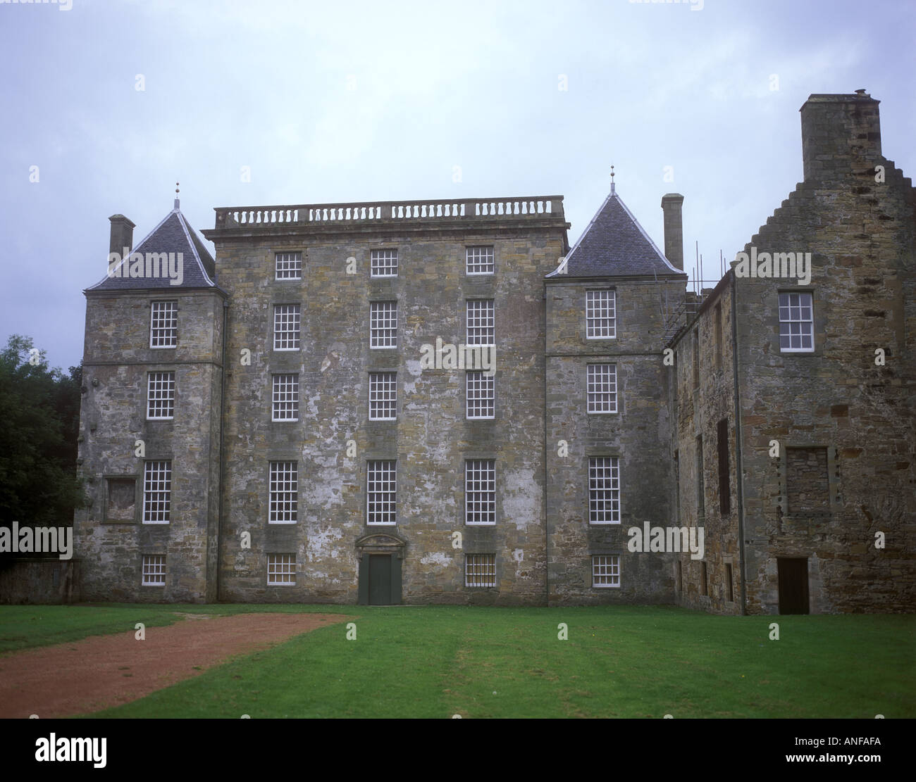 Casa de Kinneil 16 mansión del siglo XVII Bo ness Escocia Foto de stock