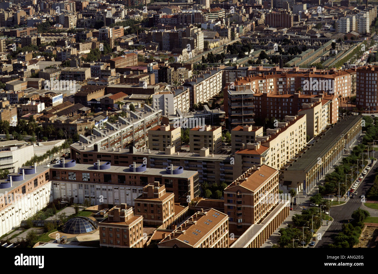 Villa Olímpica Barcelona construido en 1992 Fotografía de stock Alamy