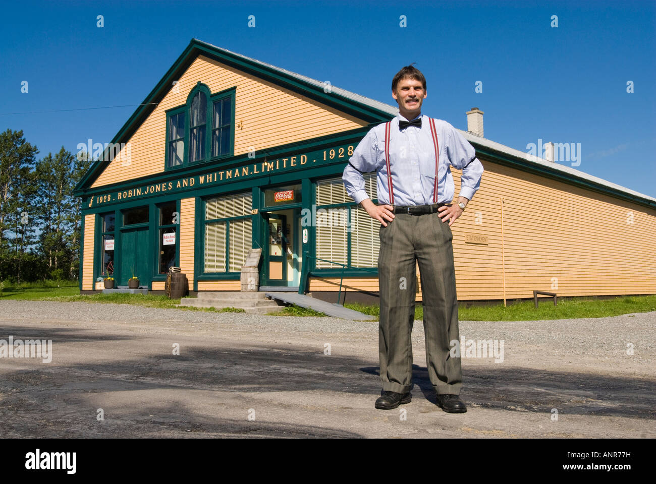 Robin Jones y Whitman almacén limitado museo sobre la península Gaspe, provincia de Quebec, Canadá. Foto de stock