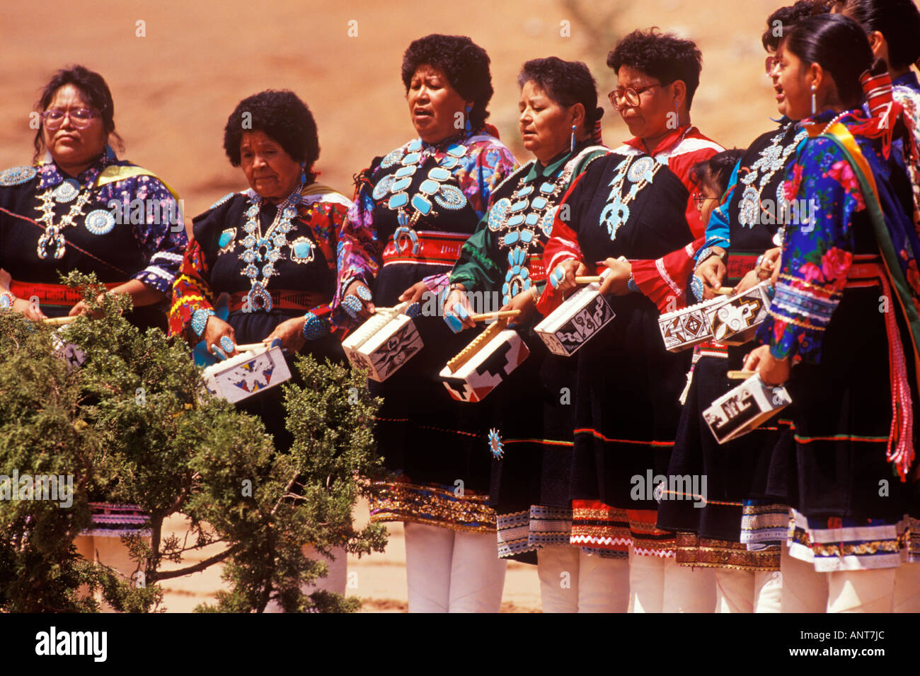 Los Indios Americanos los Indios Pueblo Zuni bendición Chant Gallup