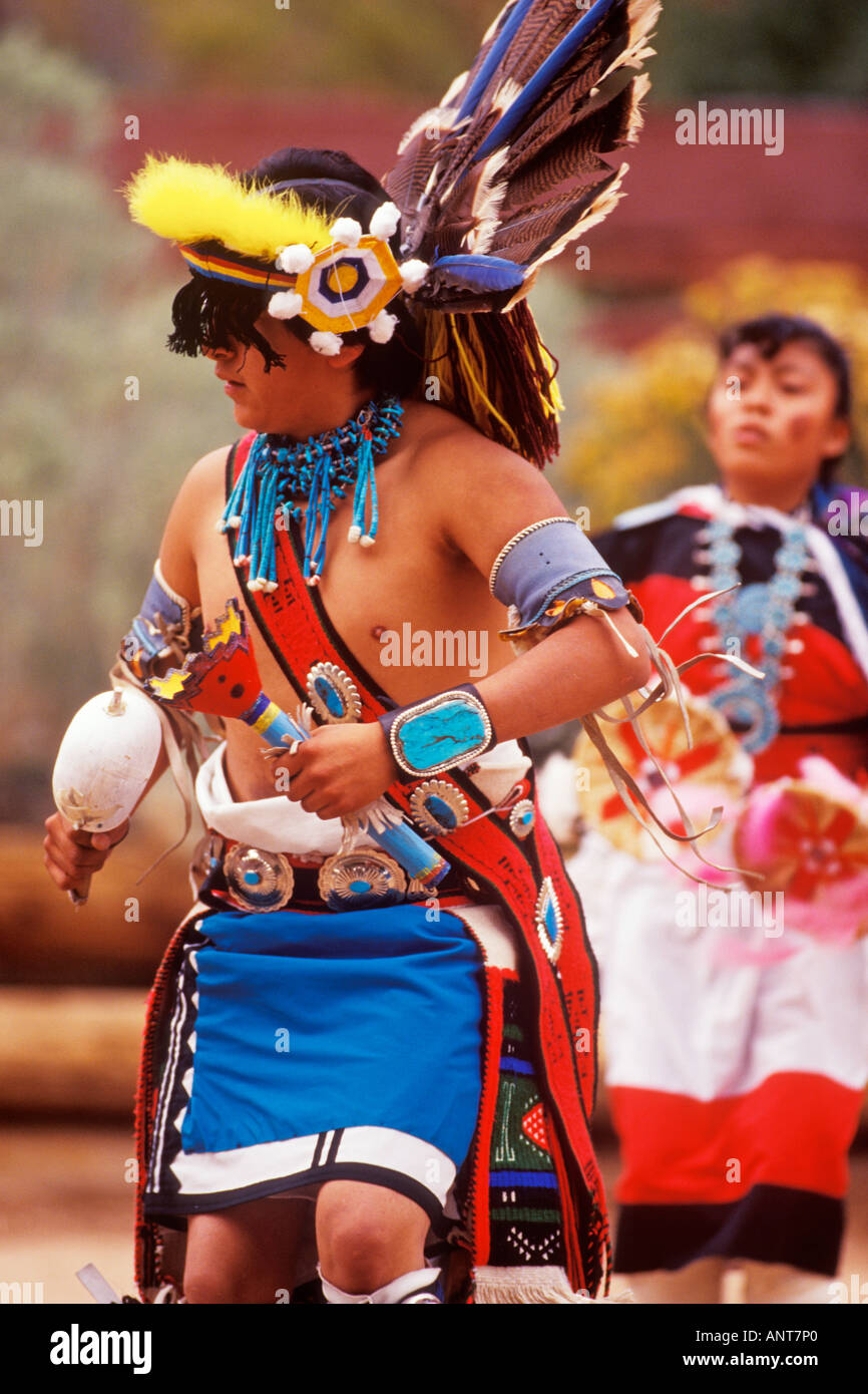 Los Indios Americanos los Indios Pueblo Zuni Turquía danza ceremonial