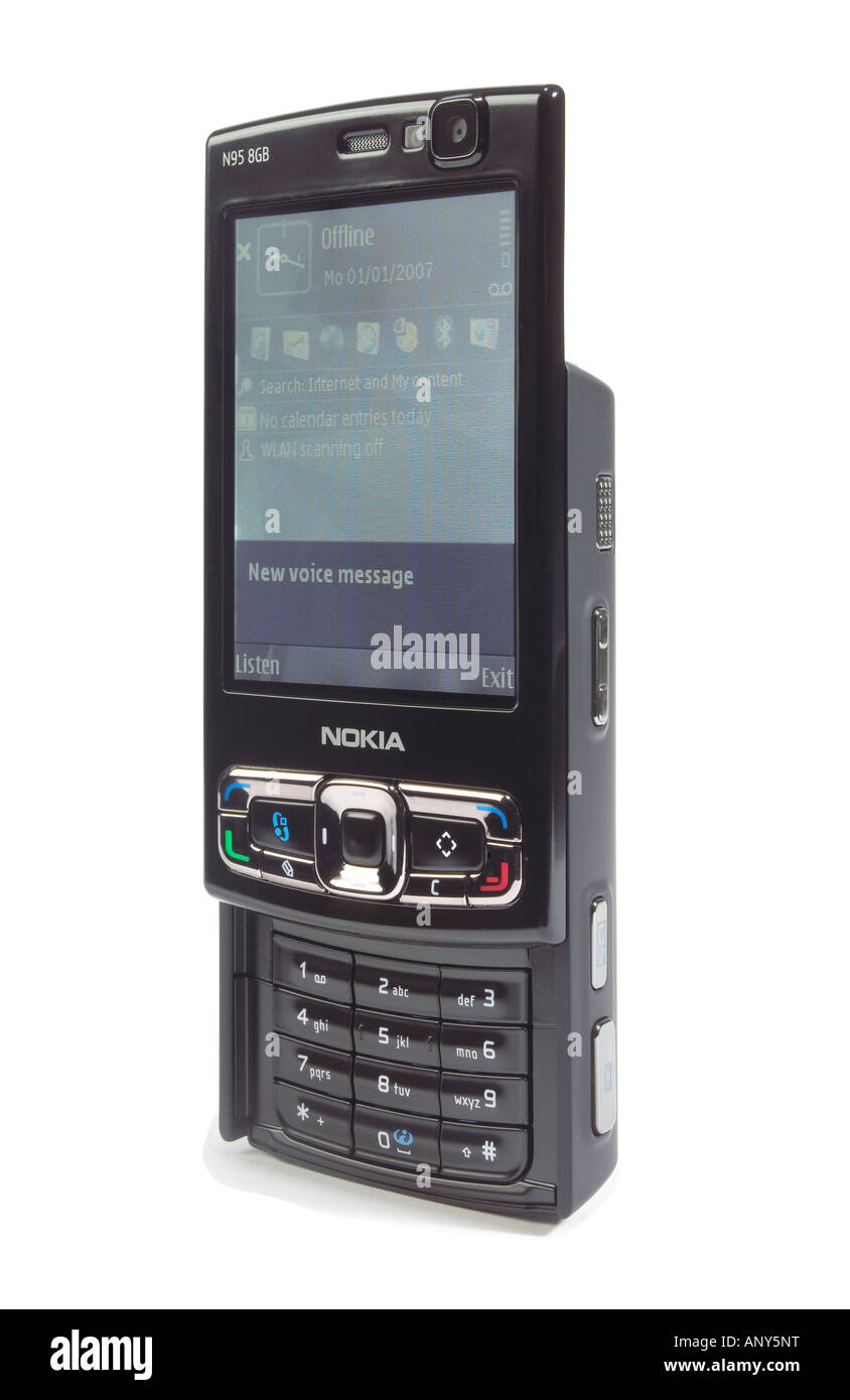 Nokia N95 8GB teléfono móvil celular Fotografía de stock - Alamy