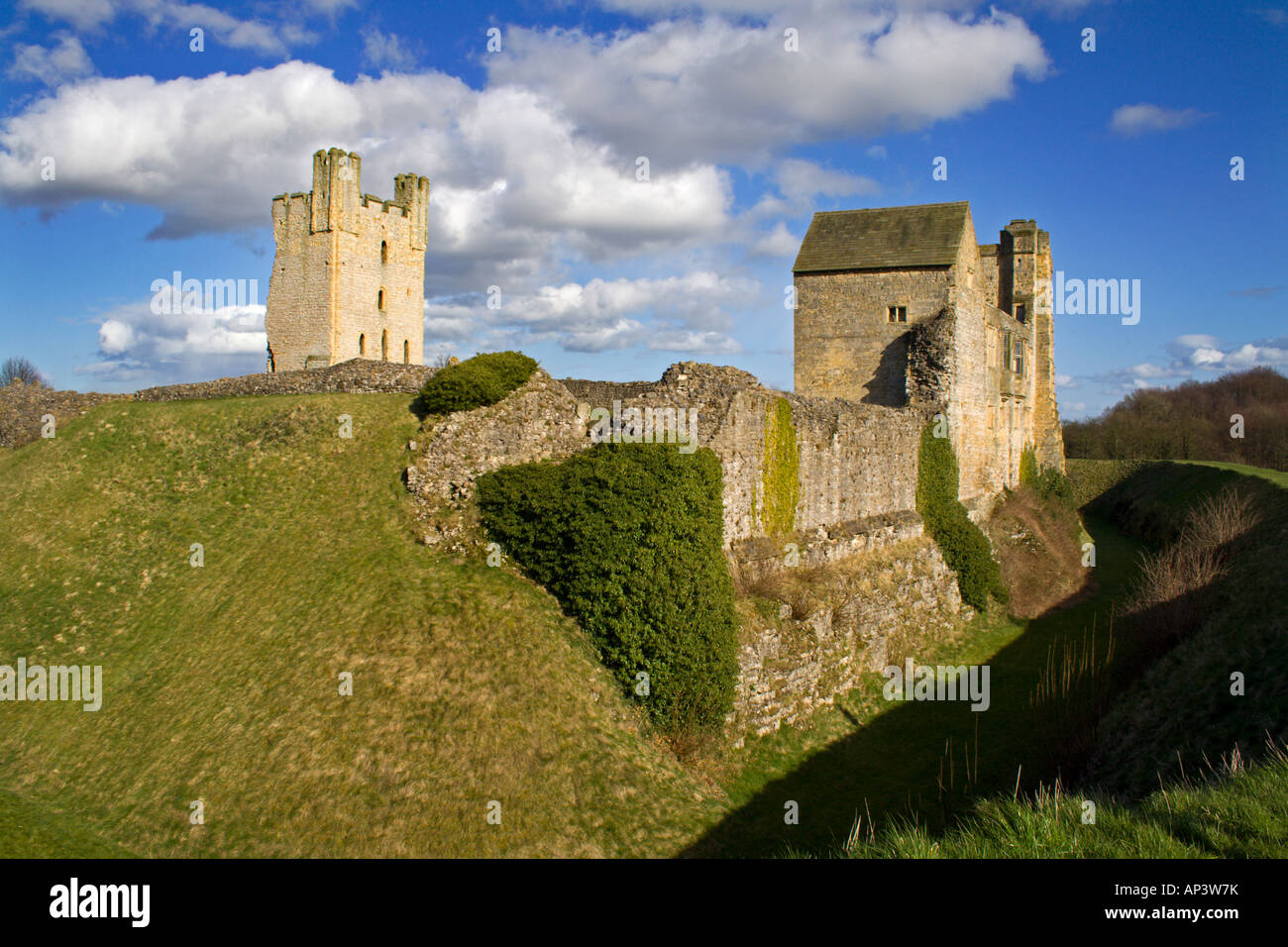 Castillo de Helmsley Foto de stock